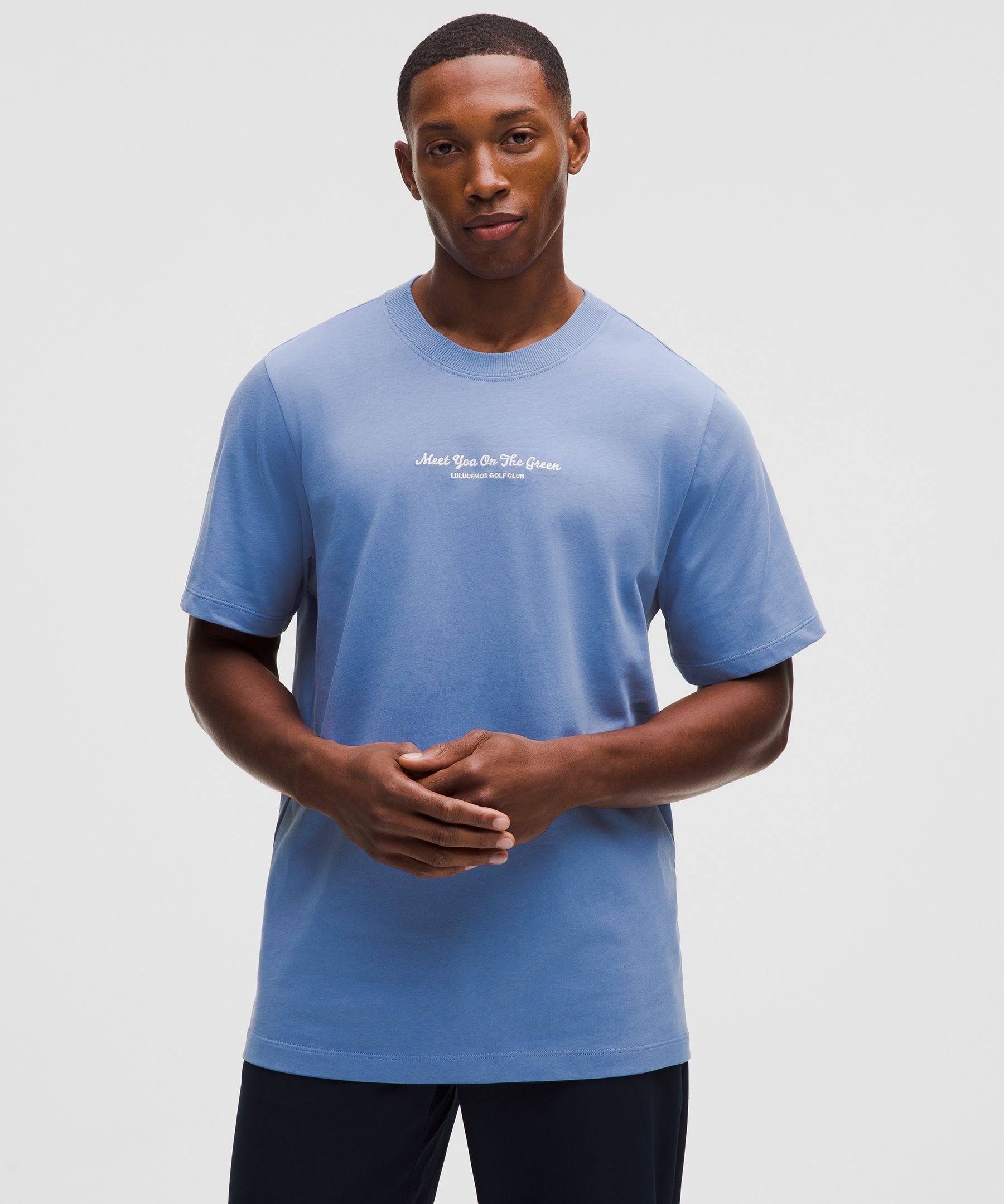 Schweres Baumwoll-T-Shirt im Classic Fit *On Green