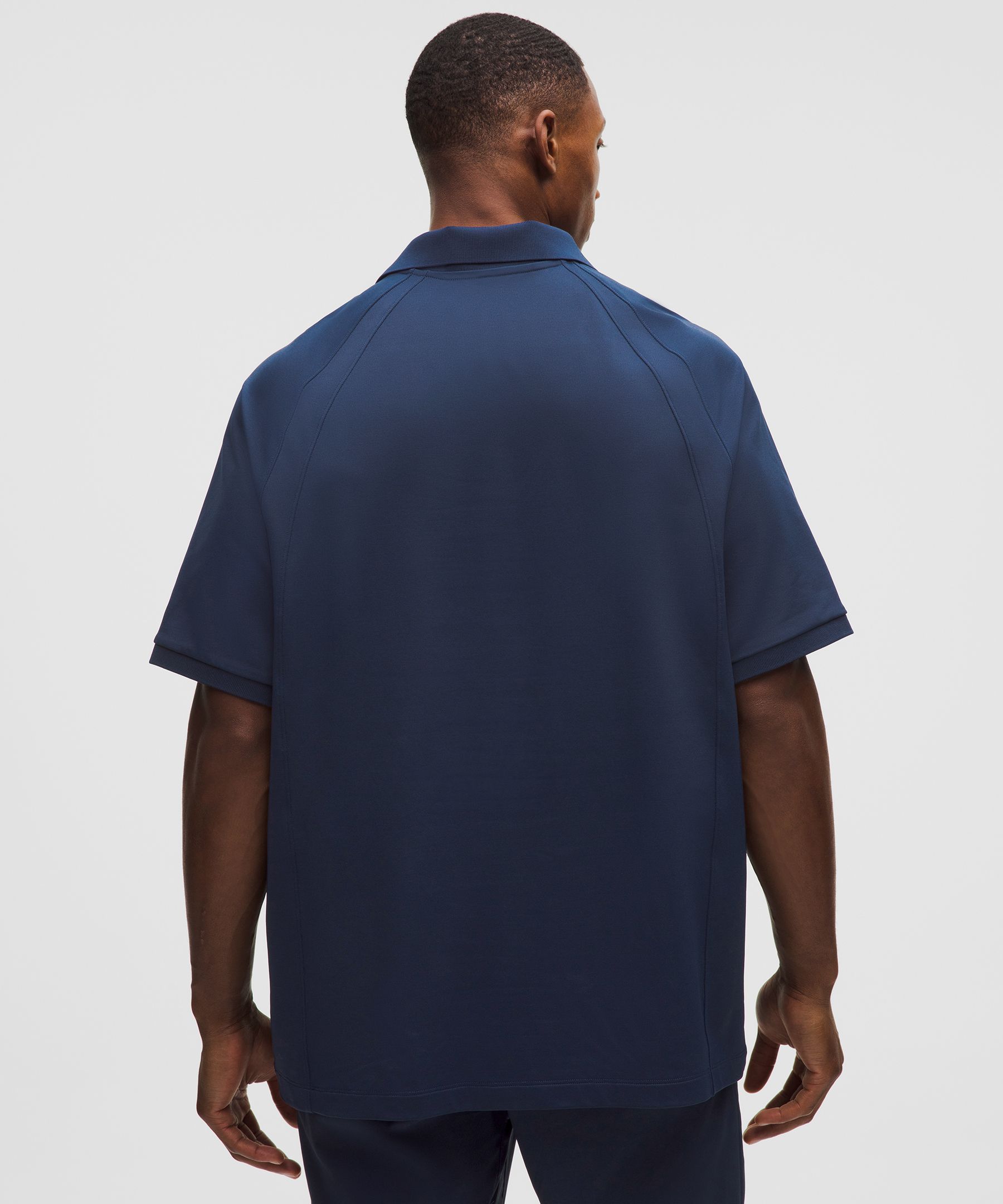 UV-Protective Relaxed-Fit Golf Polo Shirt