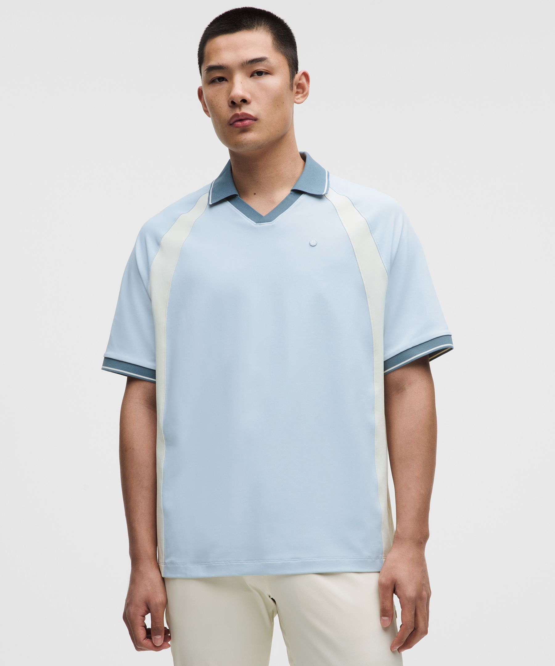 UV-Protective Relaxed-Fit Golf Polo Shirt