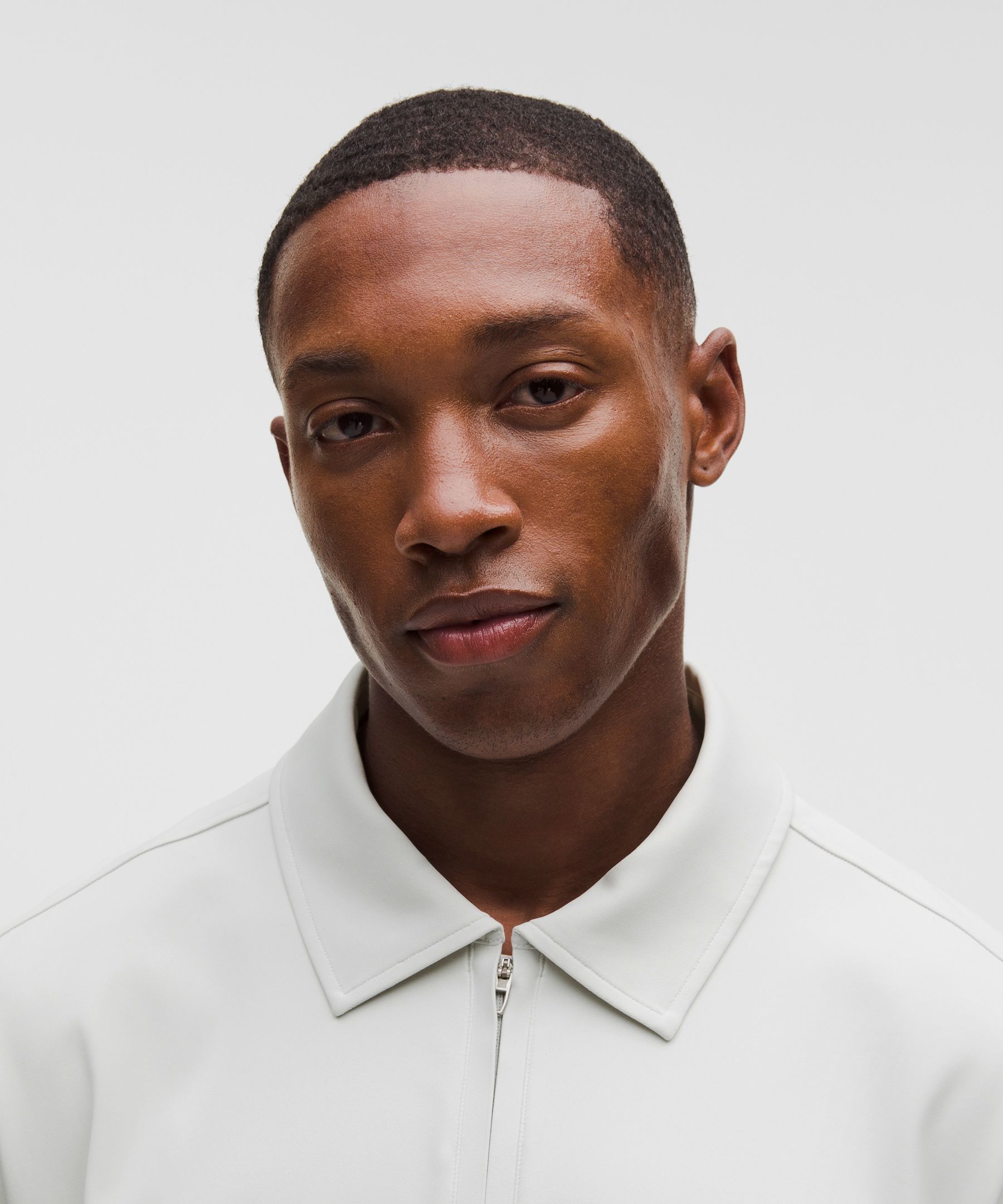 Daydrift Oversized Zip-Neck Polo Shirt