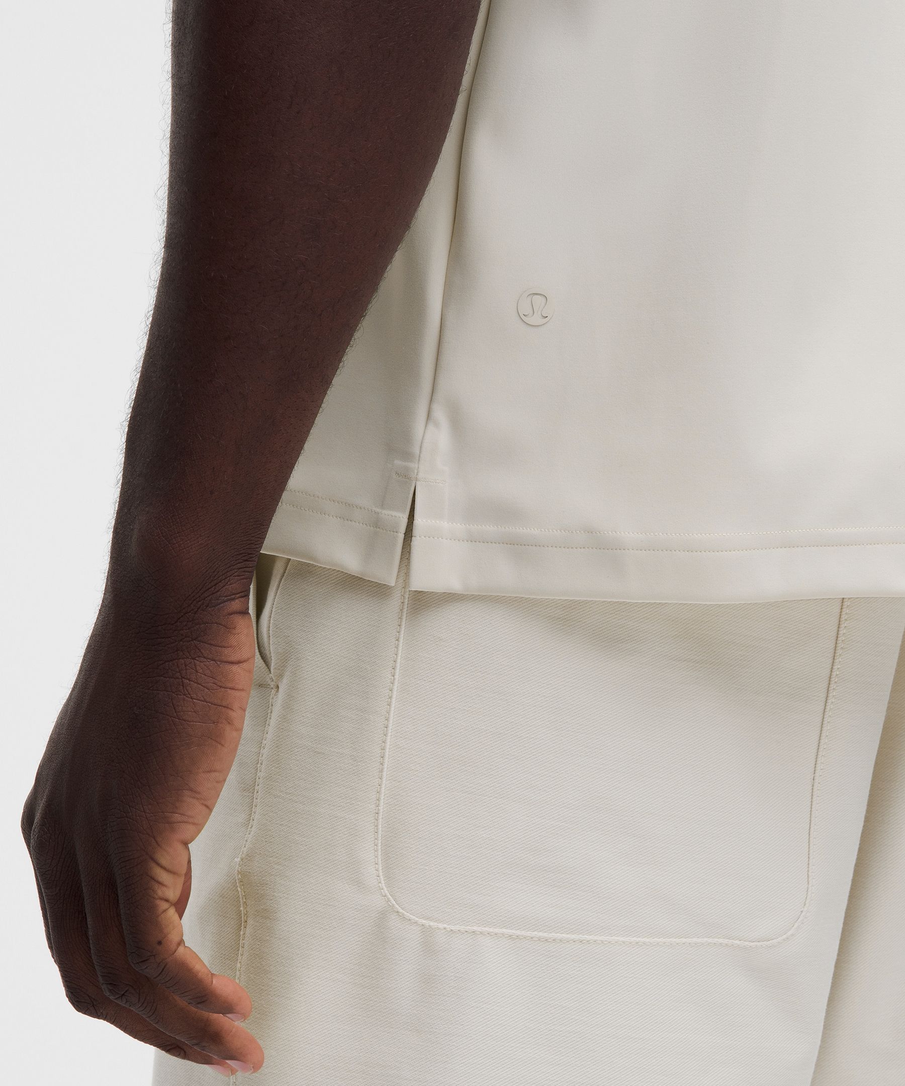 Daydrift Oversized Zip-Neck Polo Shirt