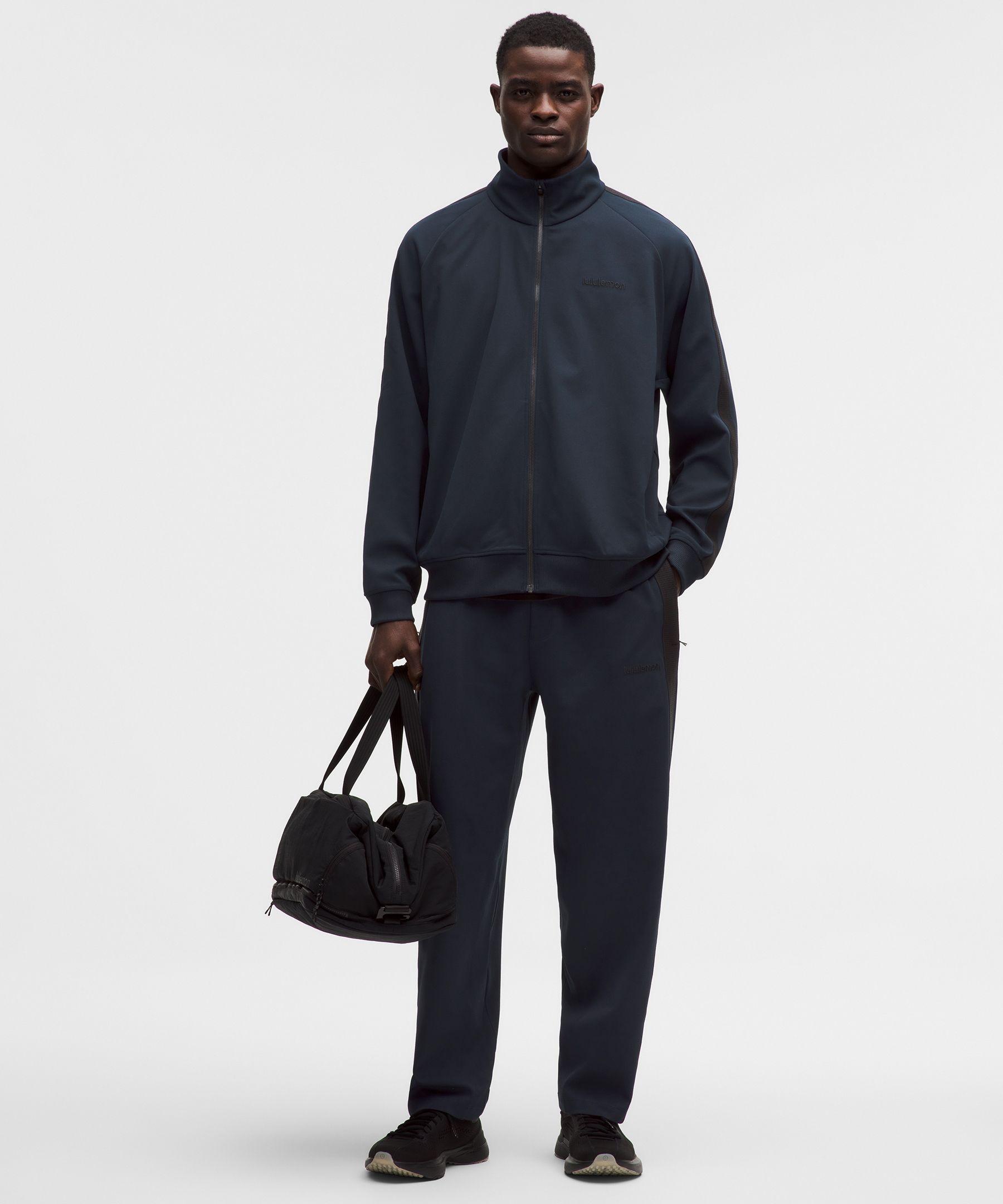Pique Relaxed-Fit Track Jacket