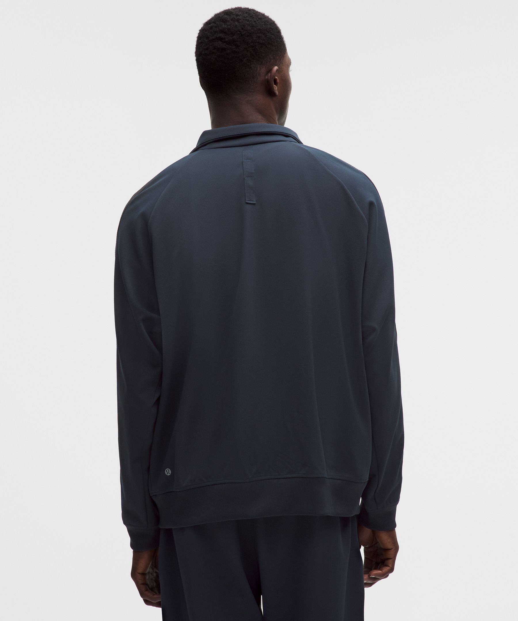Pique Relaxed-Fit Track Jacket