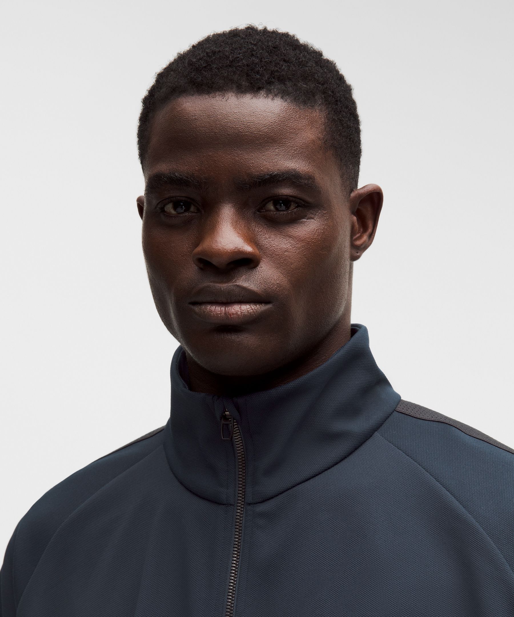 Pique Relaxed-Fit Track Jacket