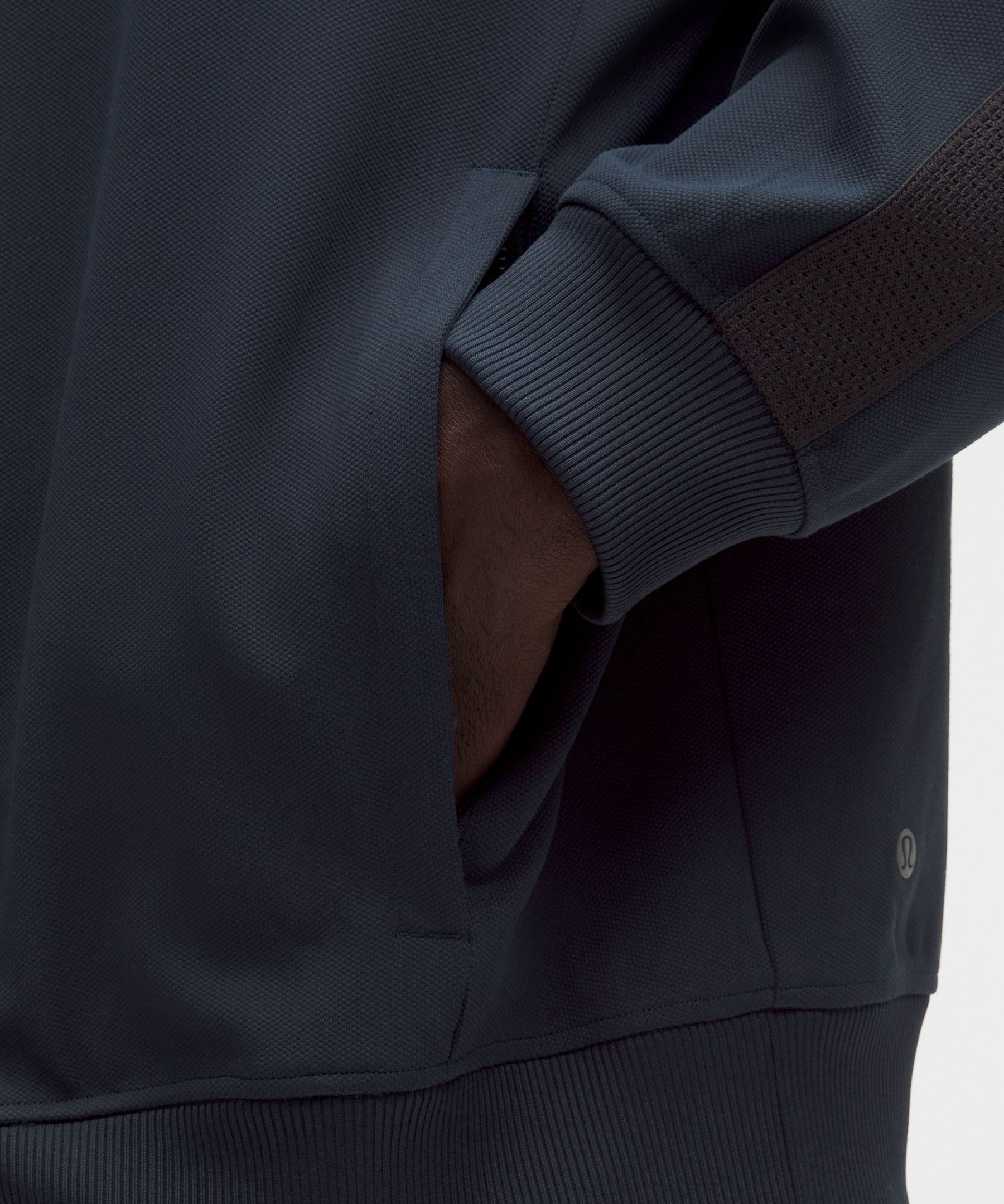 Pique Relaxed-Fit Track Jacket