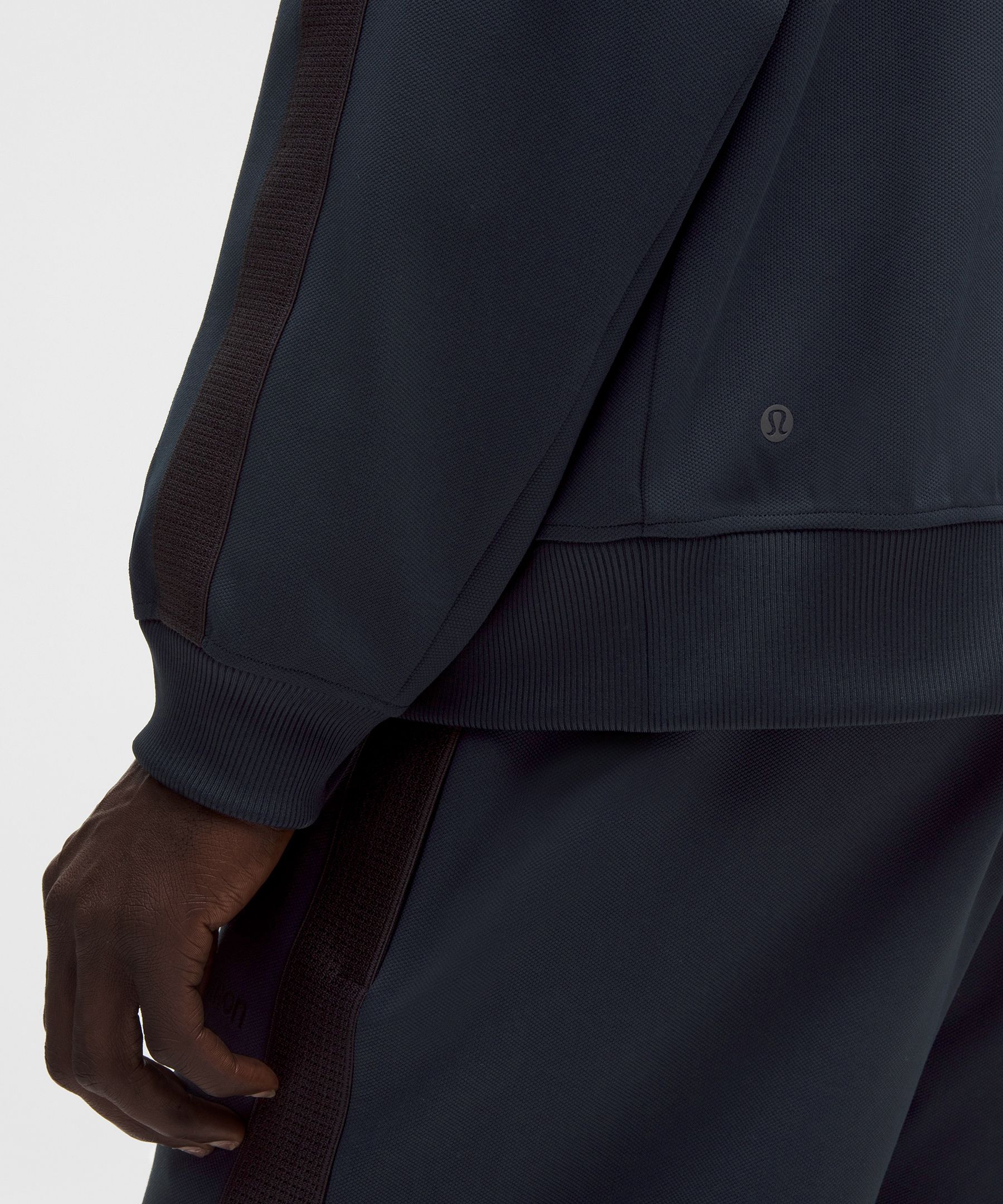 Pique Relaxed-Fit Track Jacket