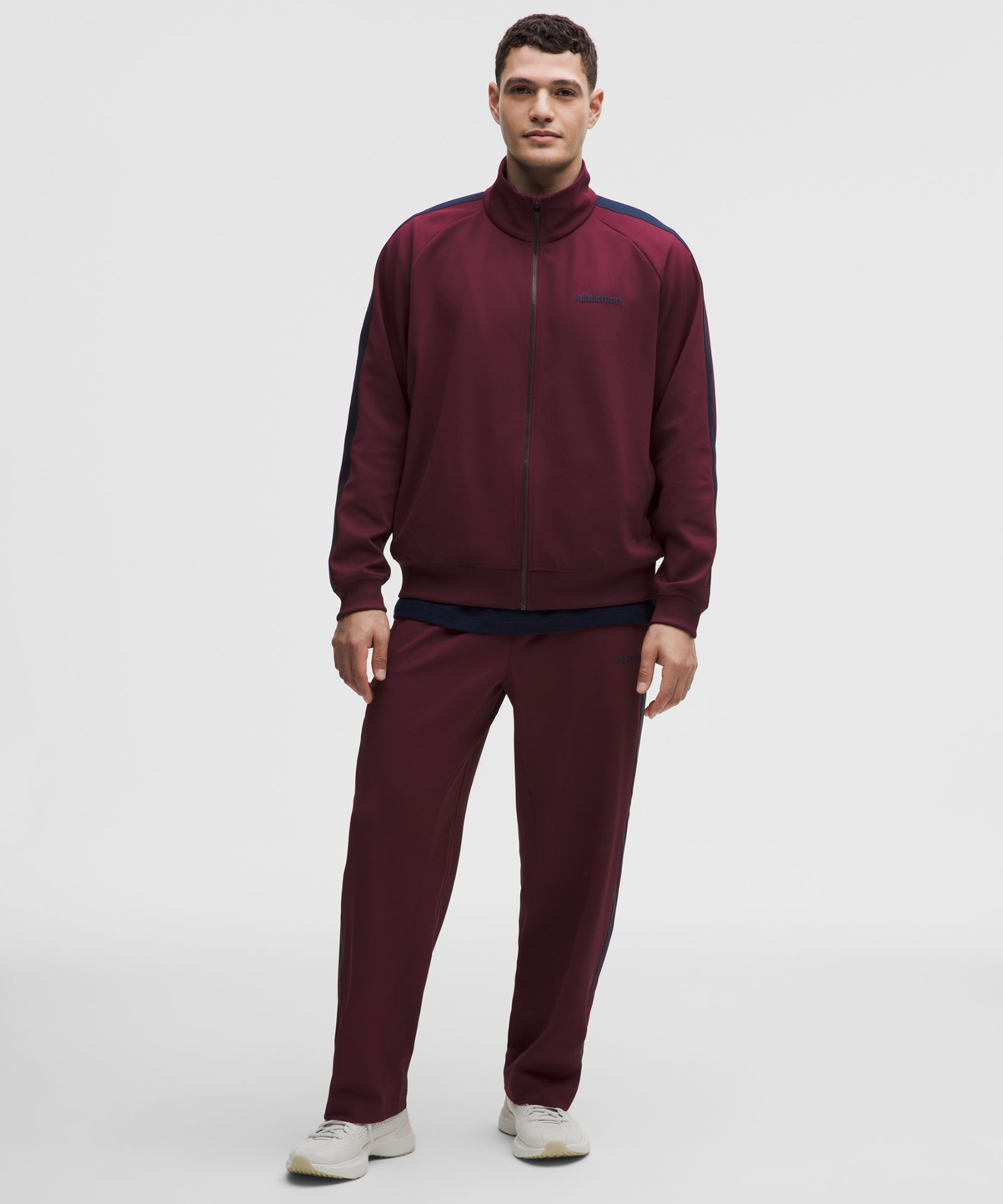 Мужская трикотажная куртка Lululemon Pique Relaxed-Fit Track — фото 2