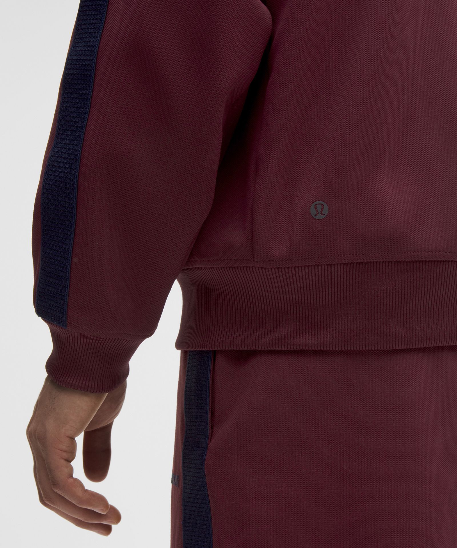 Мужская трикотажная куртка Lululemon Pique Relaxed-Fit Track — фото 4
