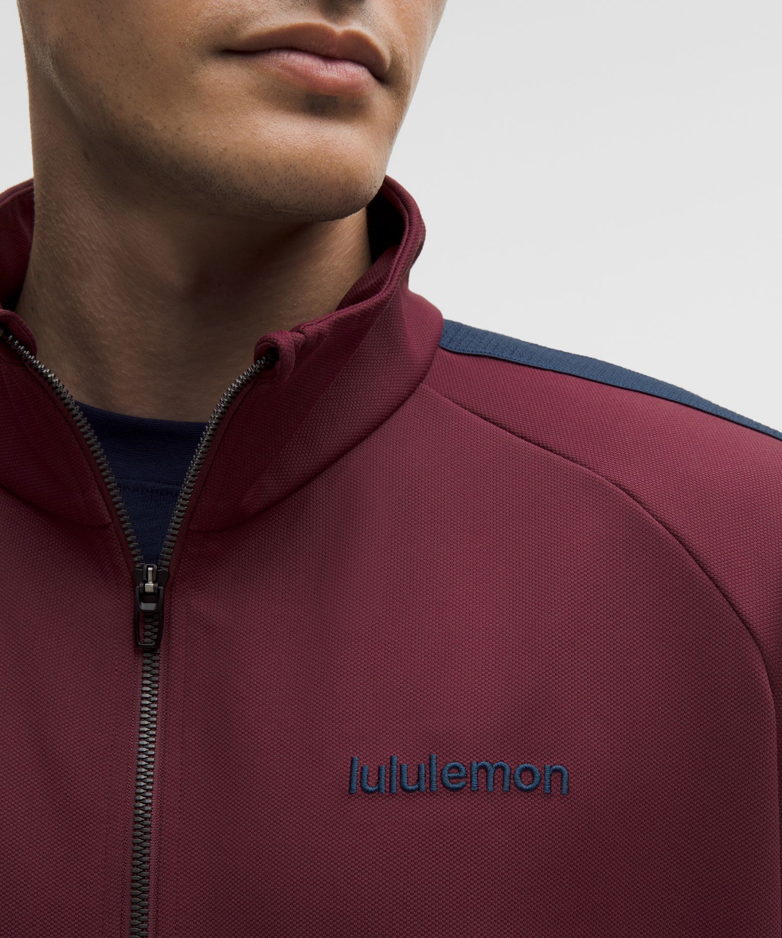 Мужская трикотажная куртка Lululemon Pique Relaxed-Fit Track — фото 7