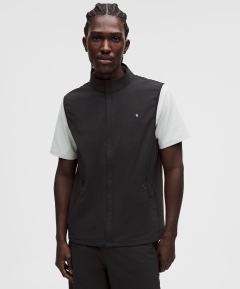 Мужской жилет для гольфа Lululemon Windproof на молнии