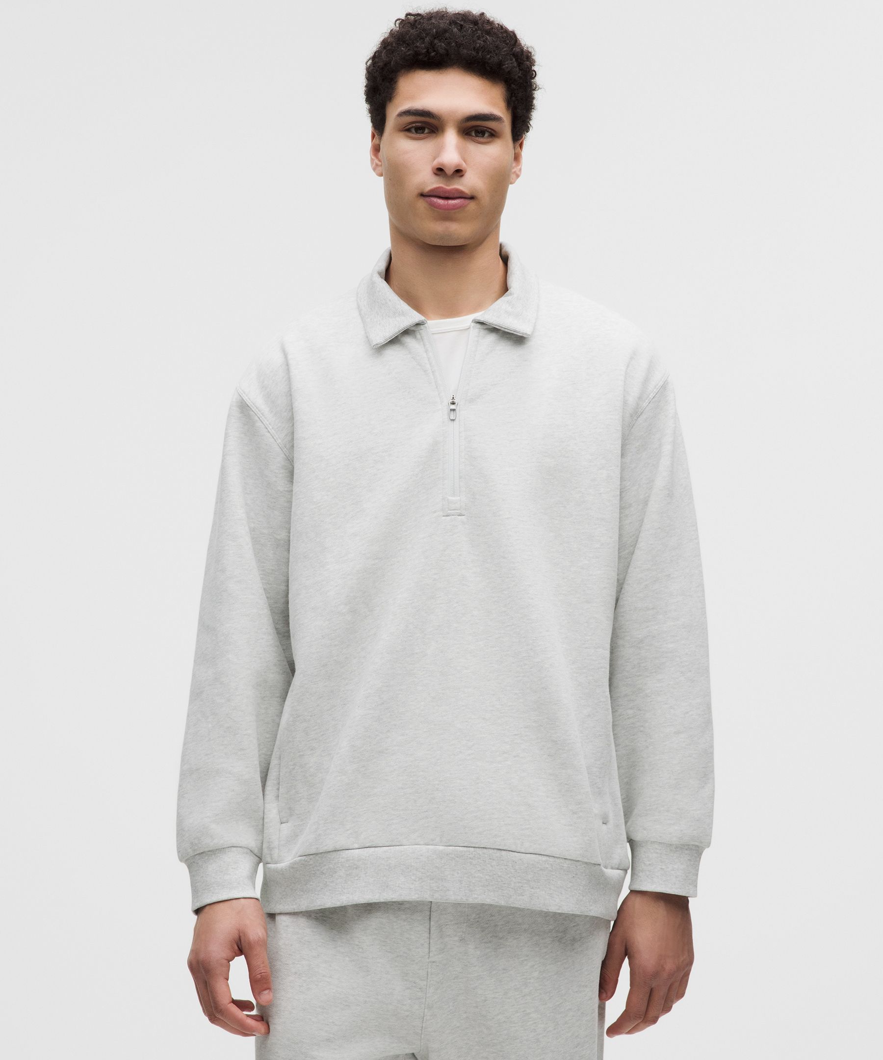 STONE  長袖ハーフジップポロシャツ Steady State ハーフジップポロシャツ | ポロシャツ | Lululemon JP