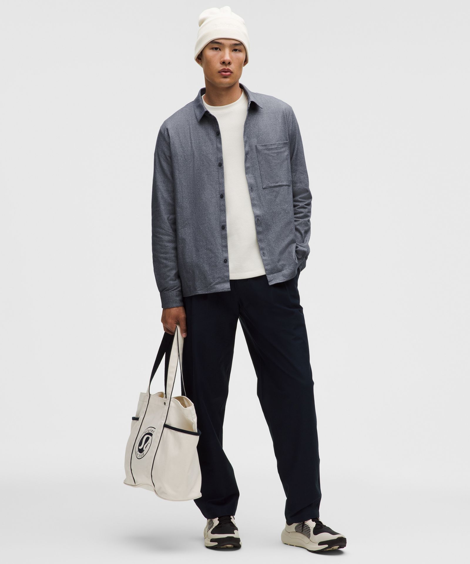Мужская рубашка-овершот Lululemon Brushed Woven — фото 2