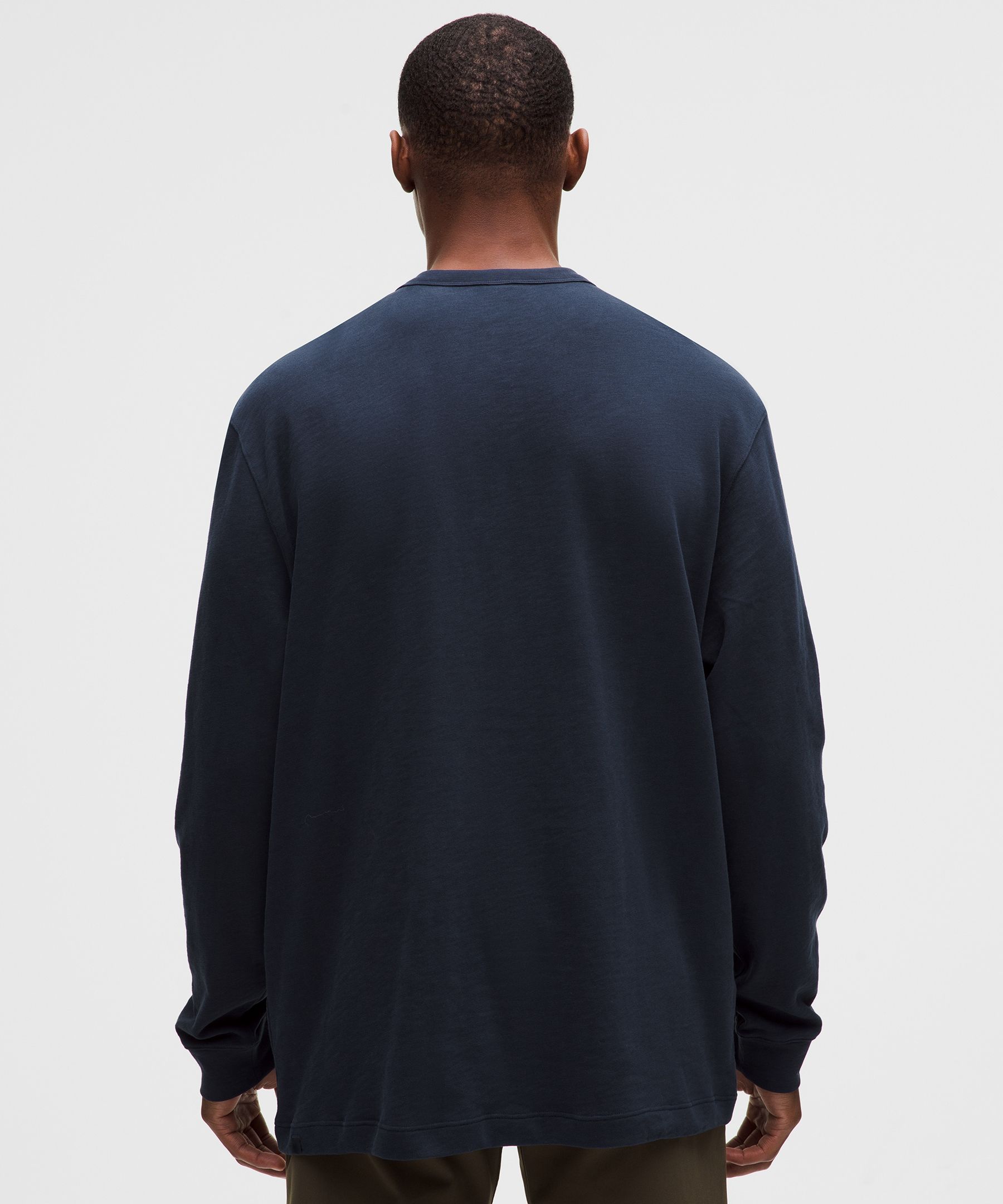 Slub Cotton-Jersey Long-Sleeve Henley