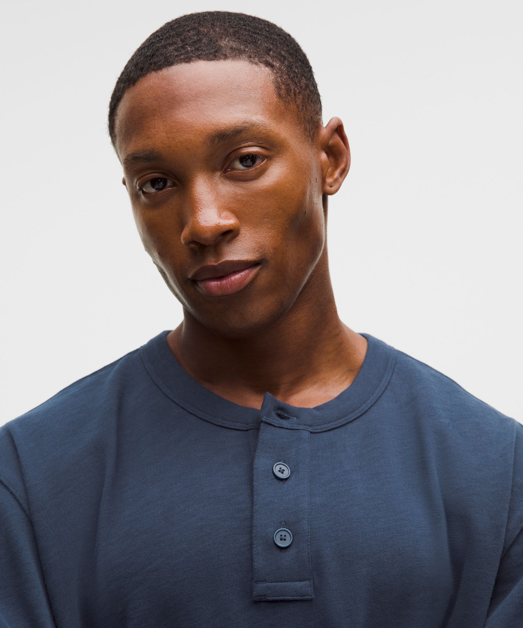 Slub Cotton-Jersey Long-Sleeve Henley