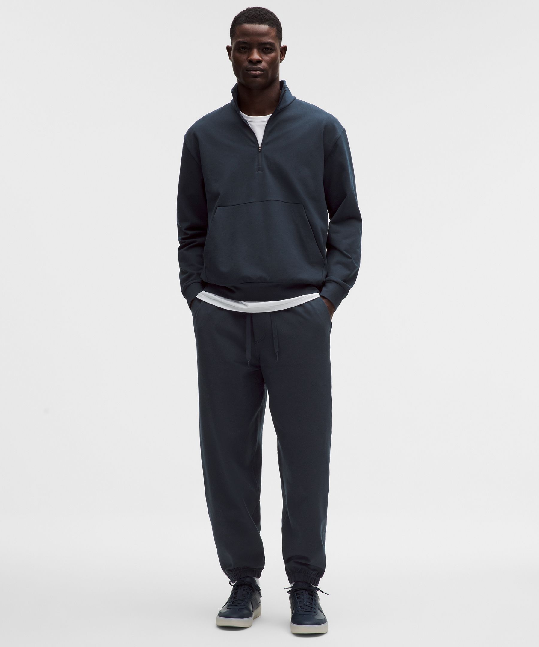 Heavyweight Soft Jersey Half Zip