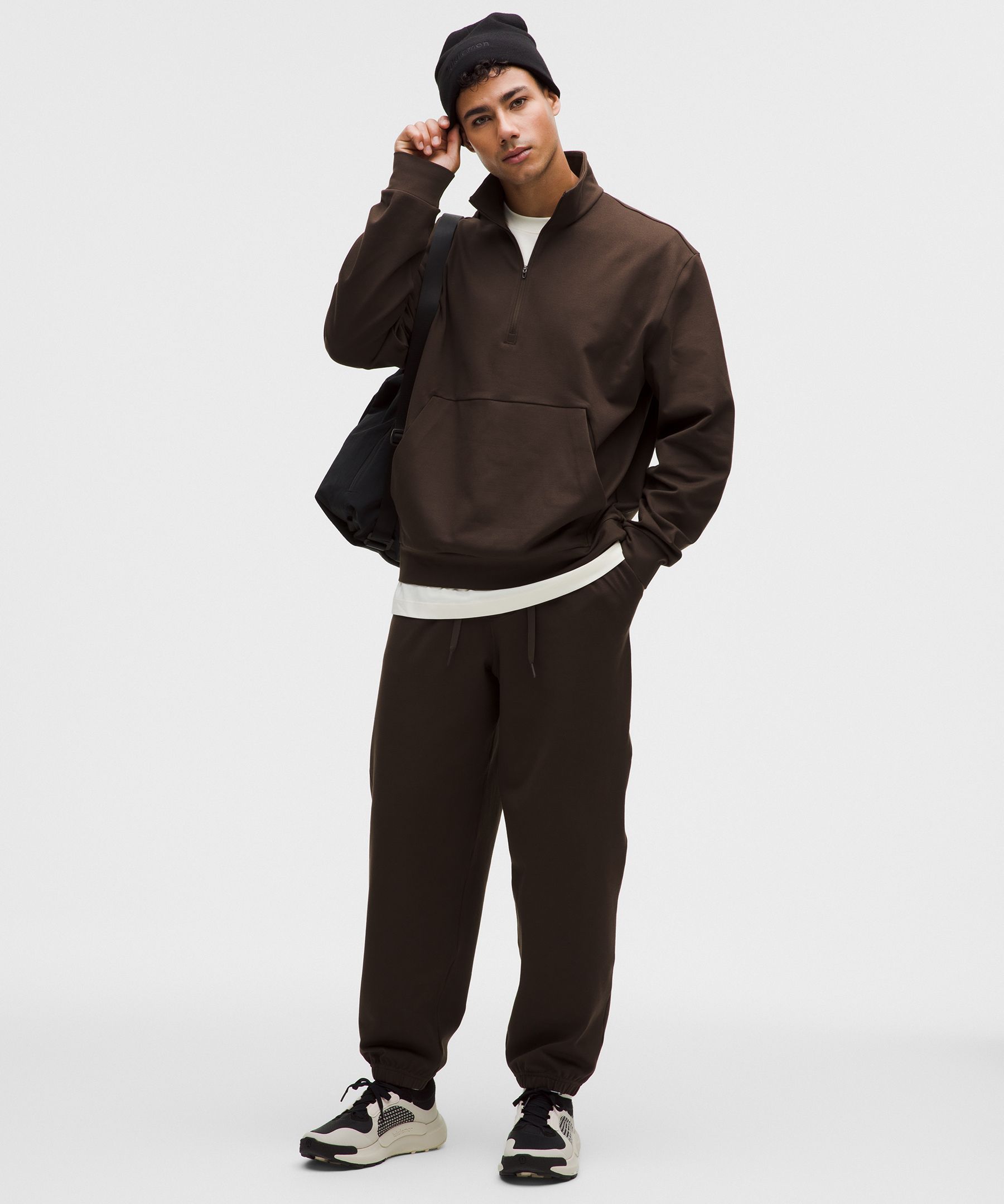 Heavyweight Soft Jersey Half Zip