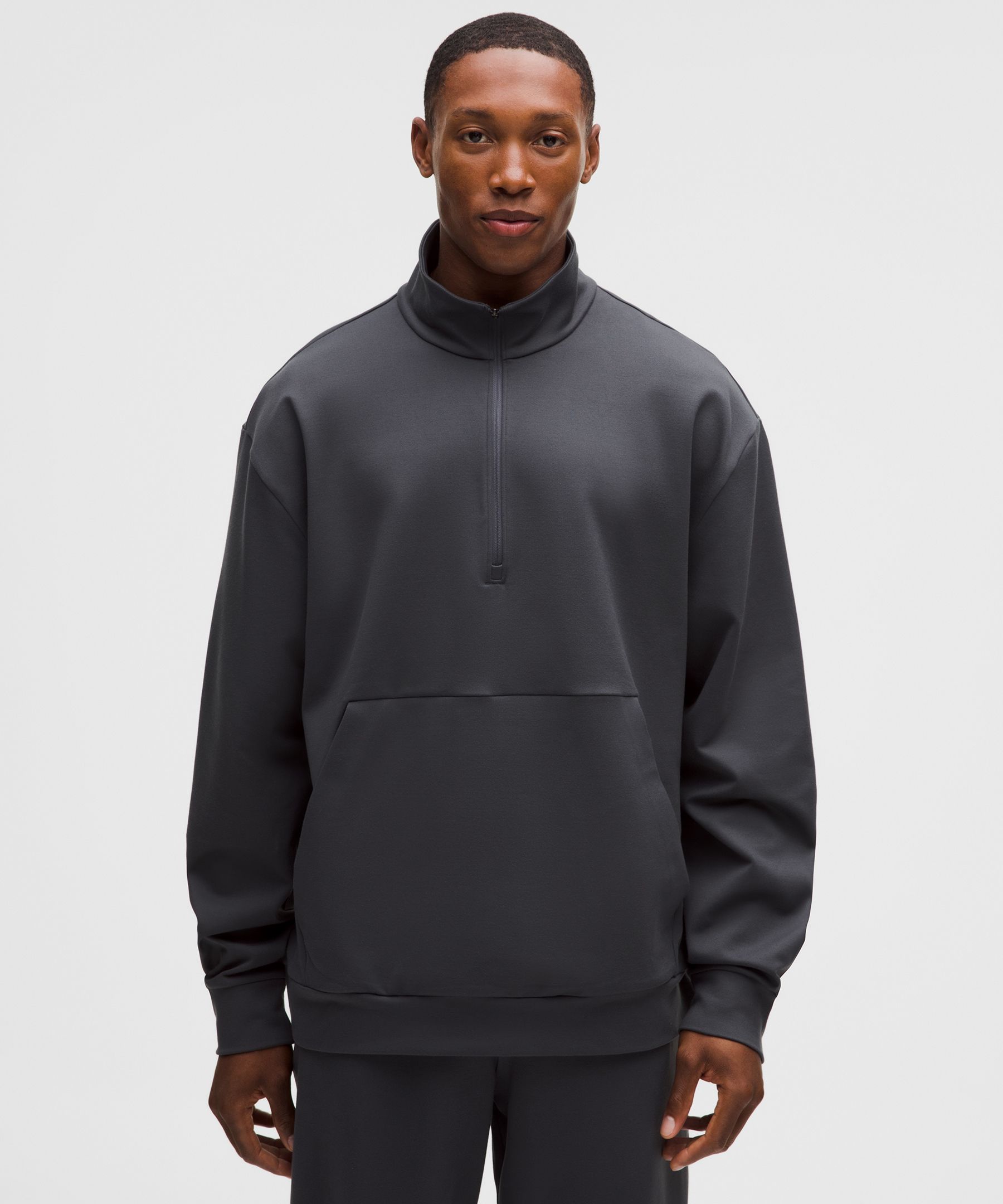 Heavyweight Soft Jersey Half Zip