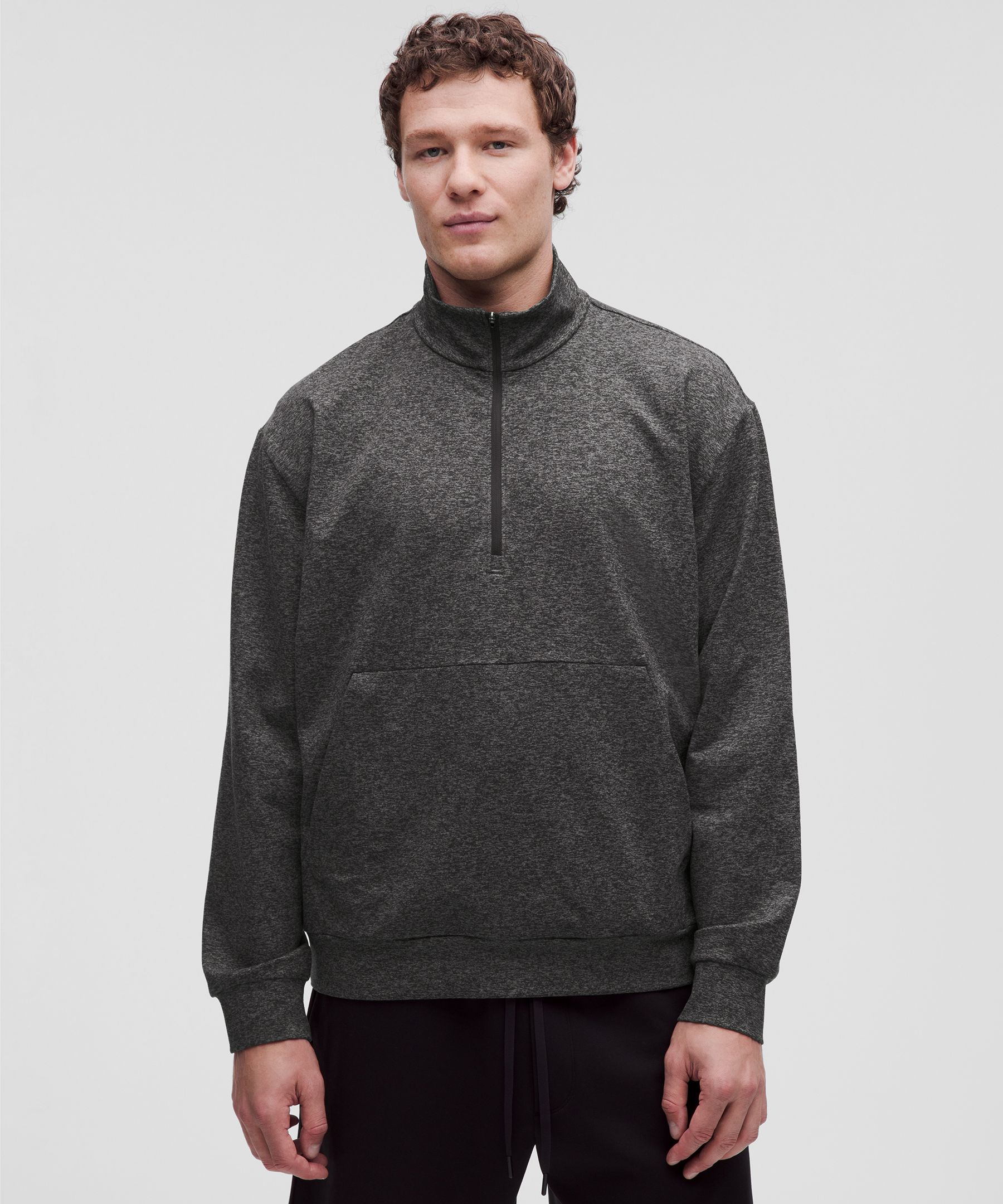 Heavyweight Soft Jersey Half Zip