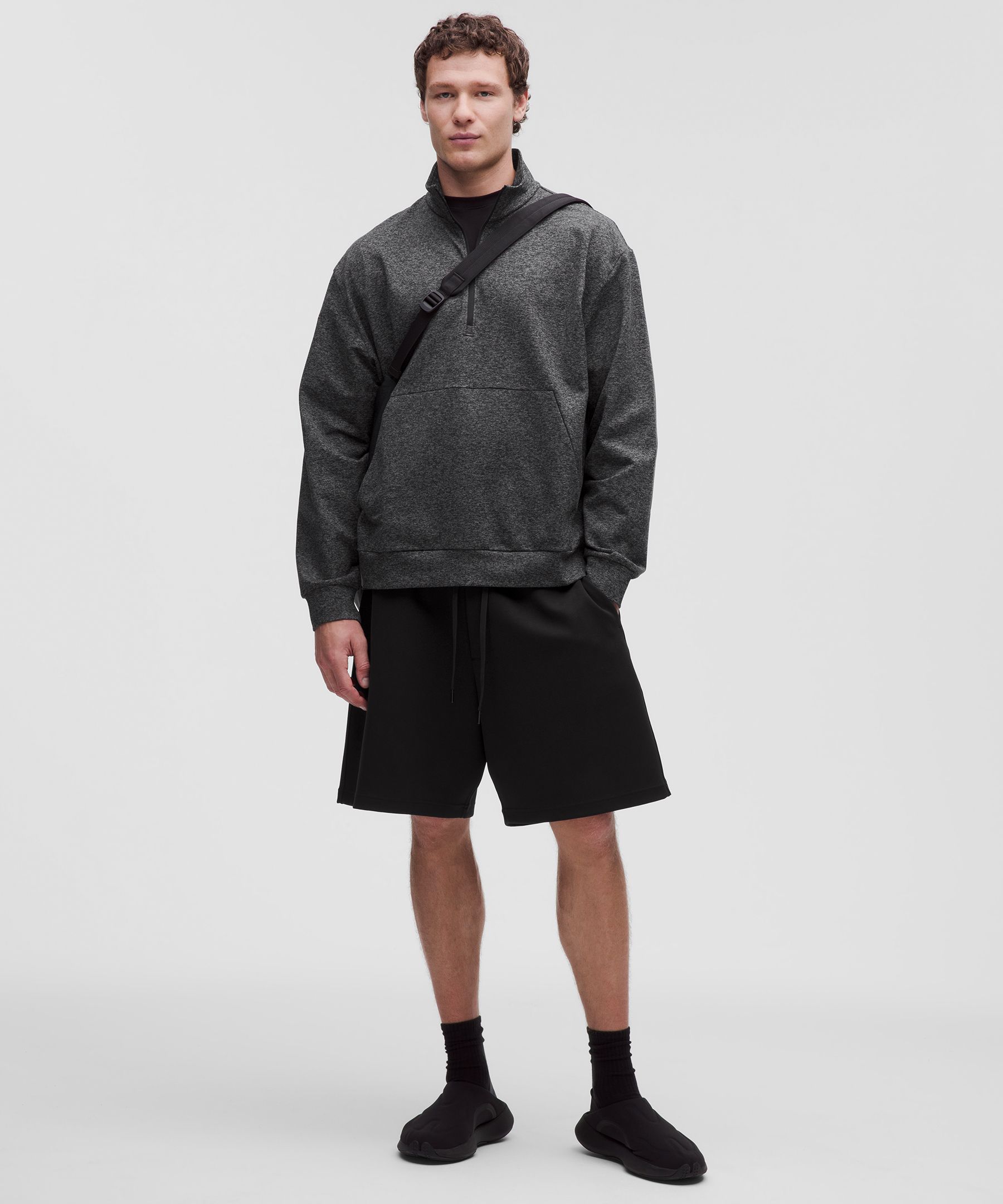 Heavyweight Soft Jersey Half Zip