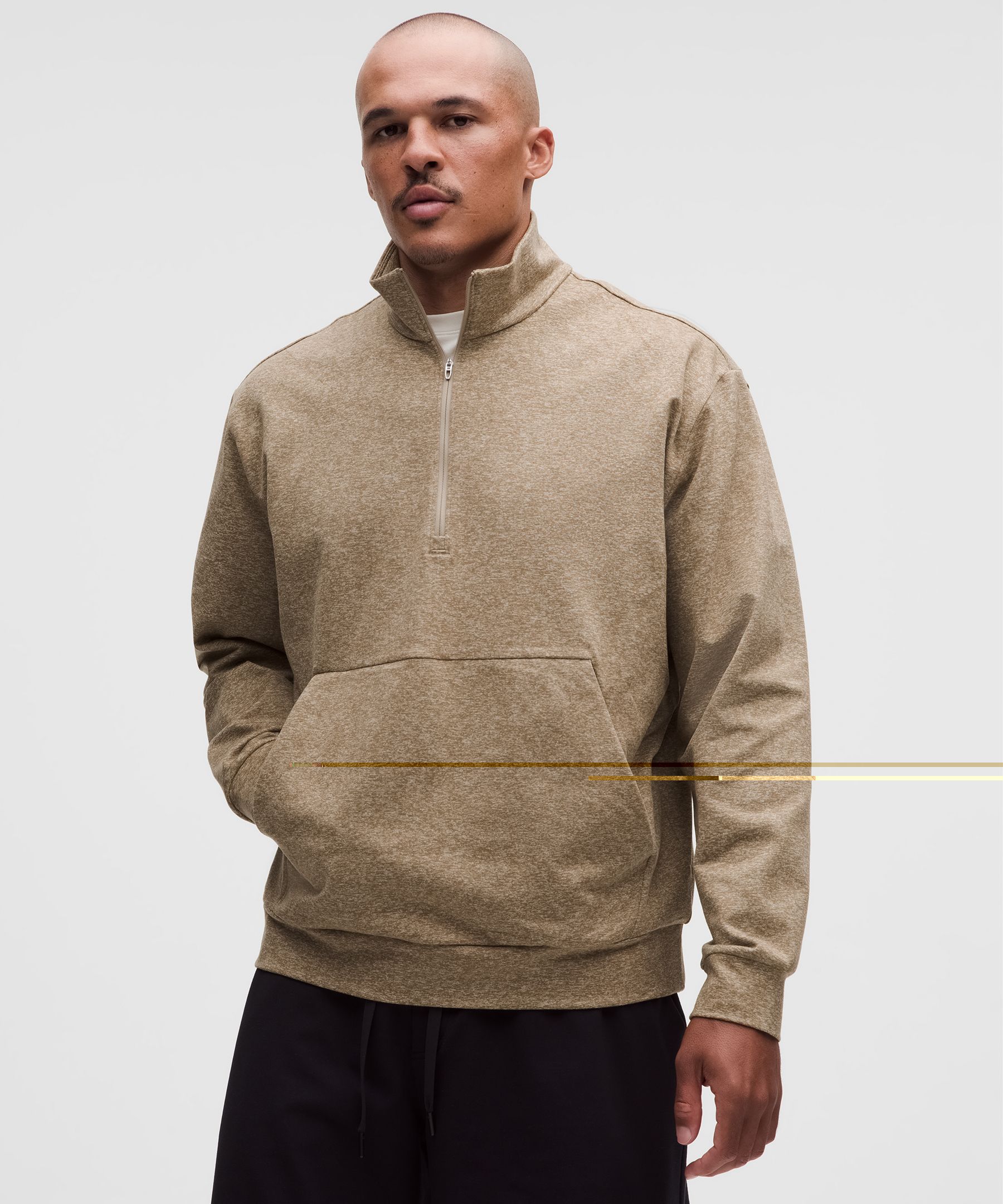 Heavyweight Soft Jersey Half Zip