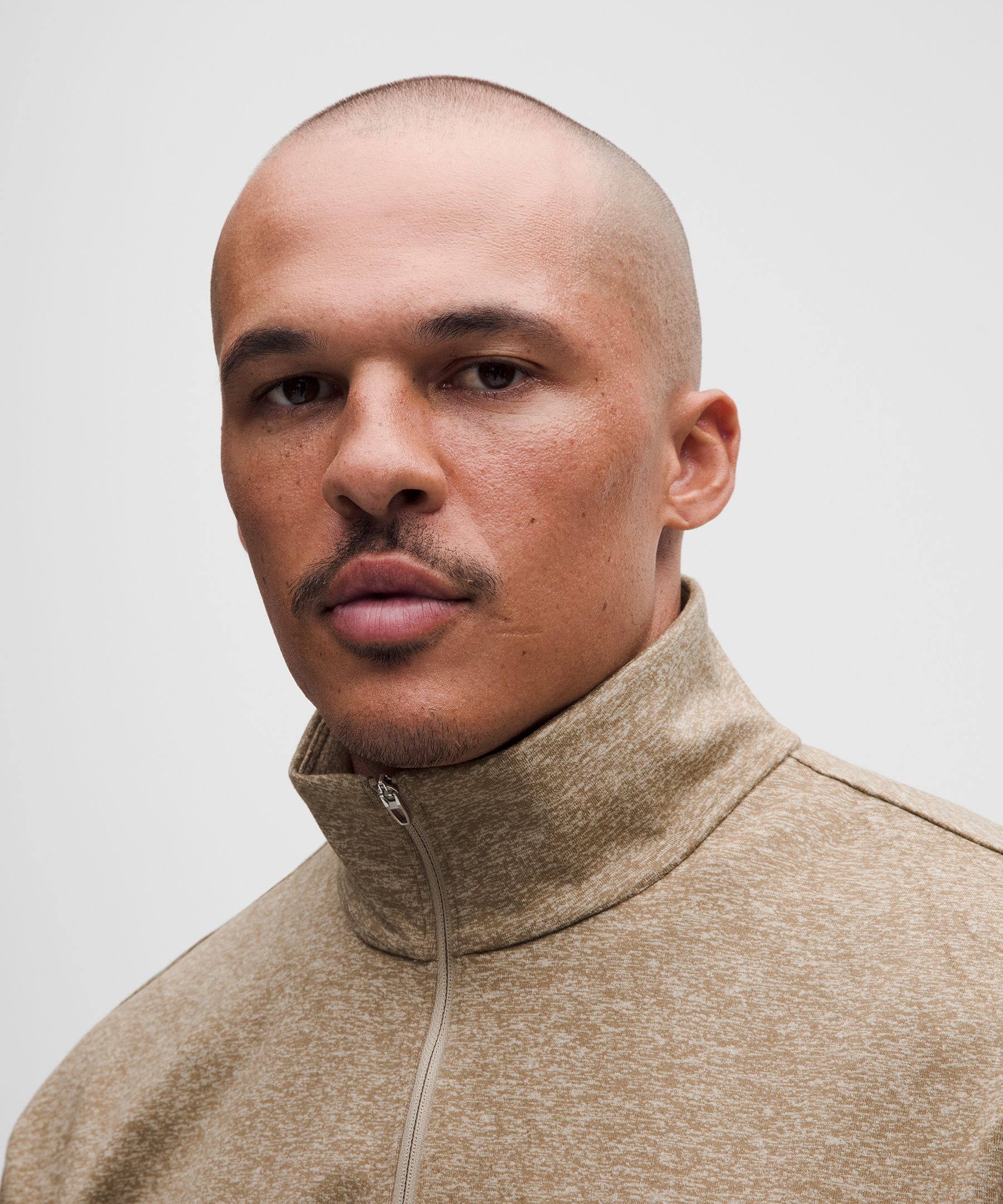Heavyweight Soft Jersey Half Zip
