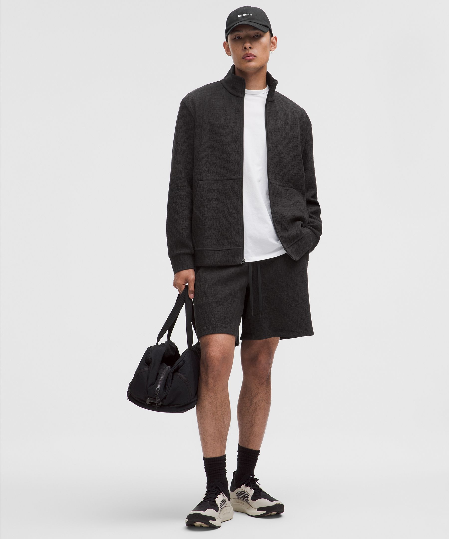 Textured Spacer Track Jacket