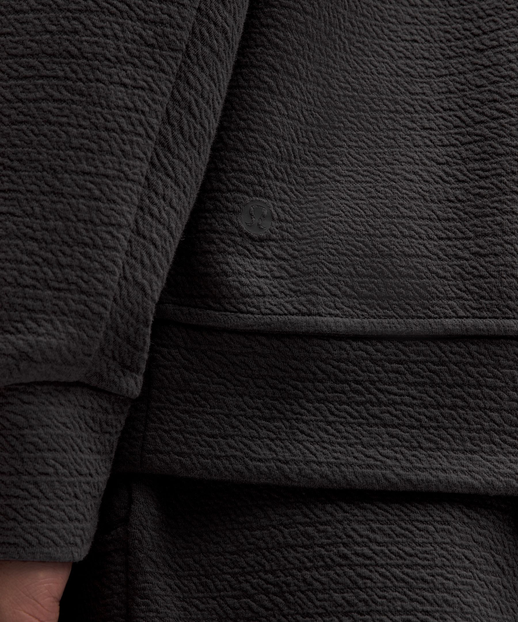 Textured Spacer Track Jacket