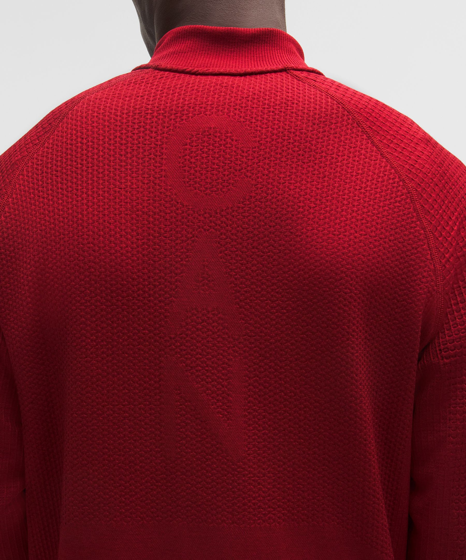 Lululemon Team Canada Men's Engineered Warmth Half Zip In Red
