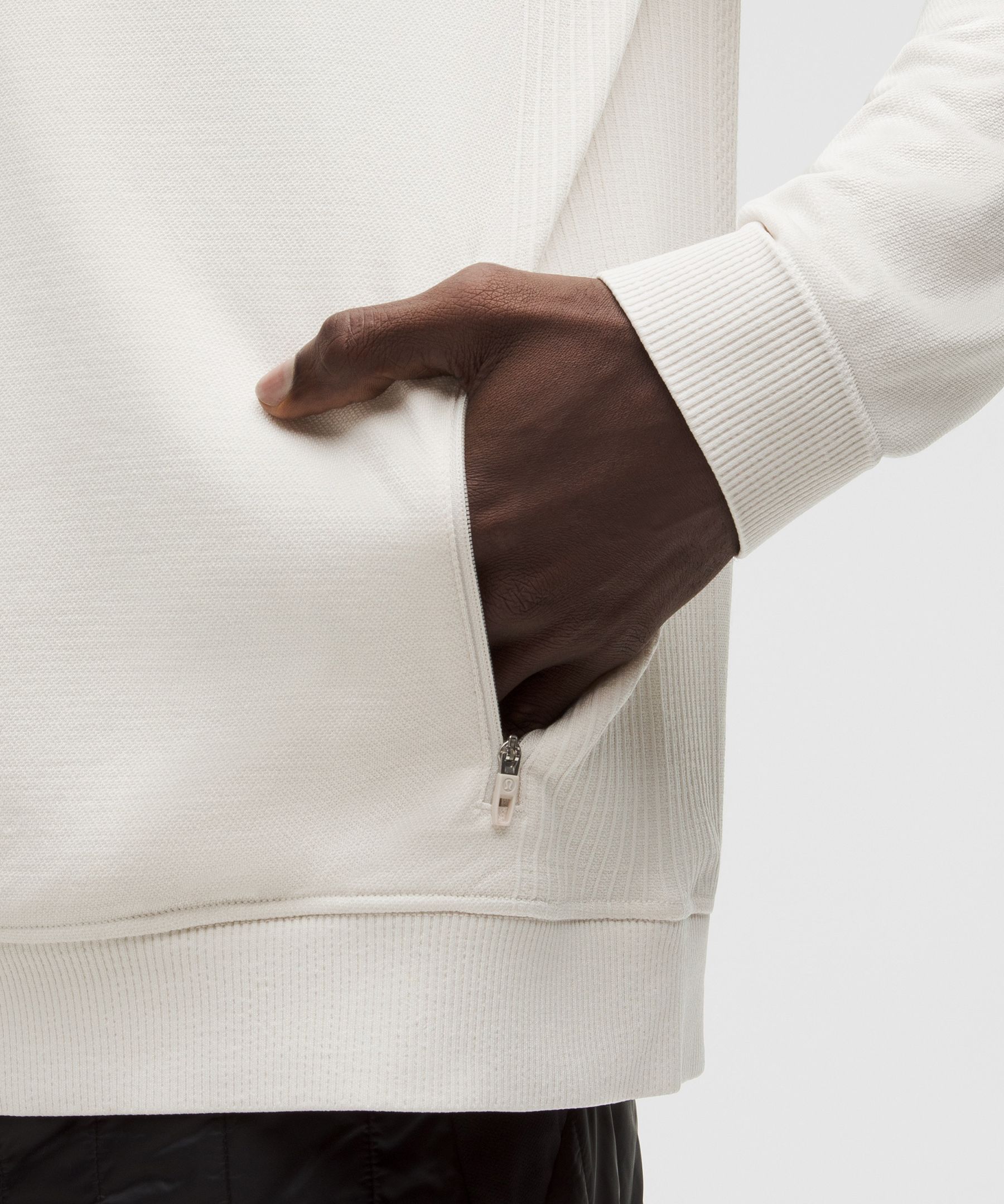 Lululemon Team Canada Men's Engineered Warmth Half Zip In Neutral