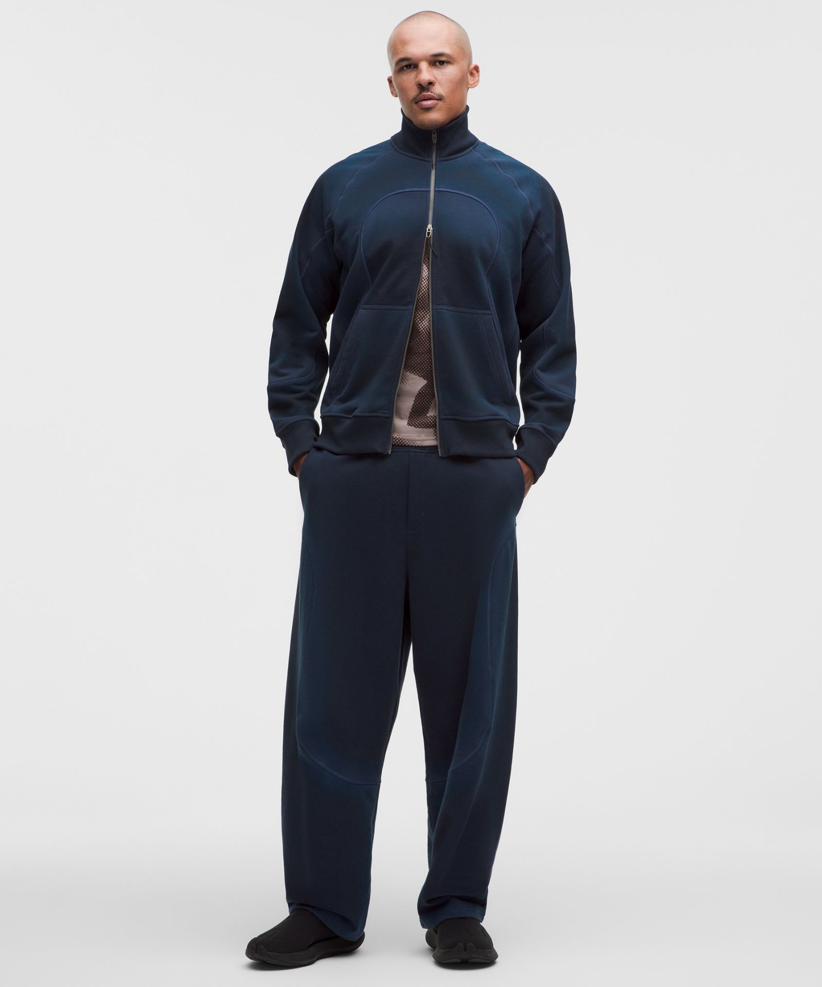 Мужская куртка Lululemon Faded French Terry на молнии — фото 2