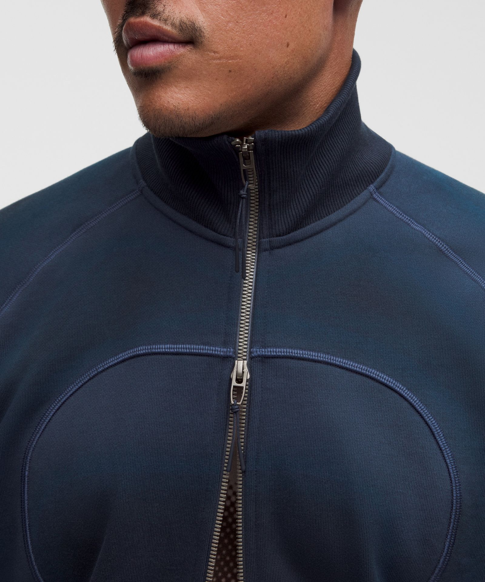 Мужская куртка Lululemon Faded French Terry на молнии — фото 5