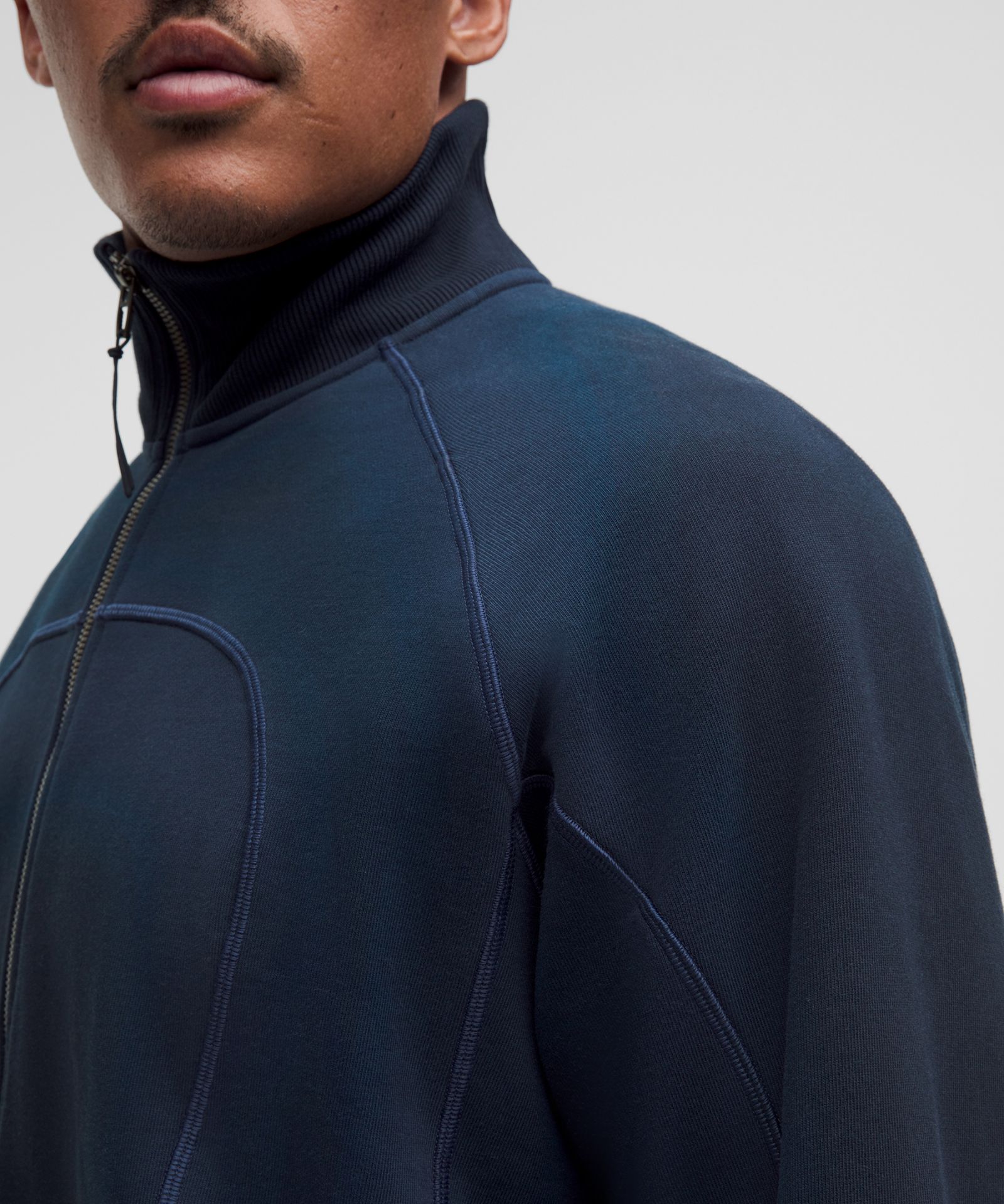 Мужская куртка Lululemon Faded French Terry на молнии — фото 6