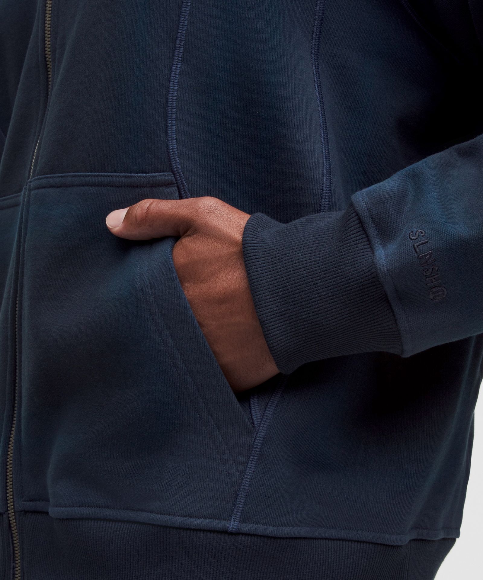 Мужская куртка Lululemon Faded French Terry на молнии — фото 7
