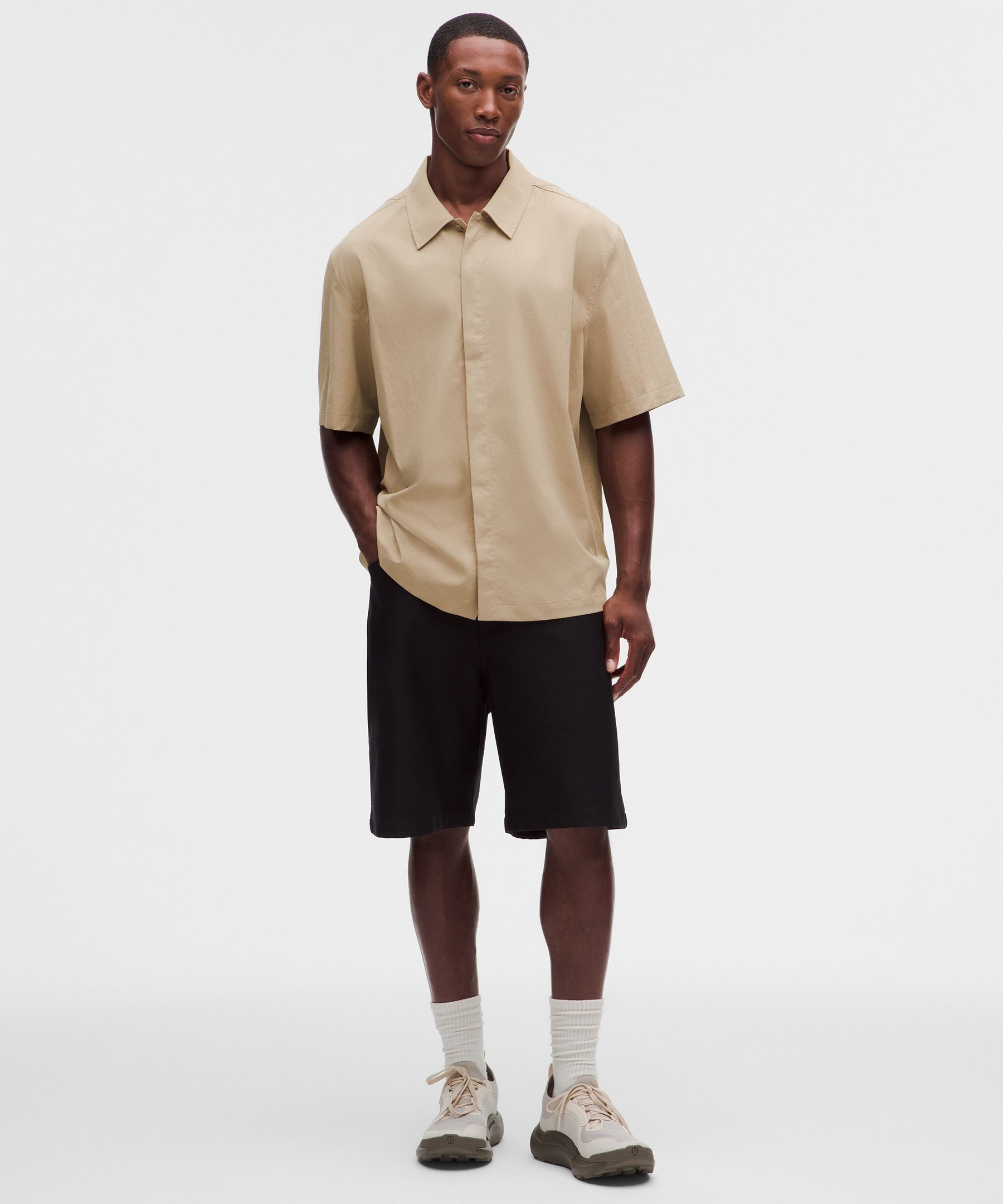 Unshaken Short-Sleeve Collared Shirt