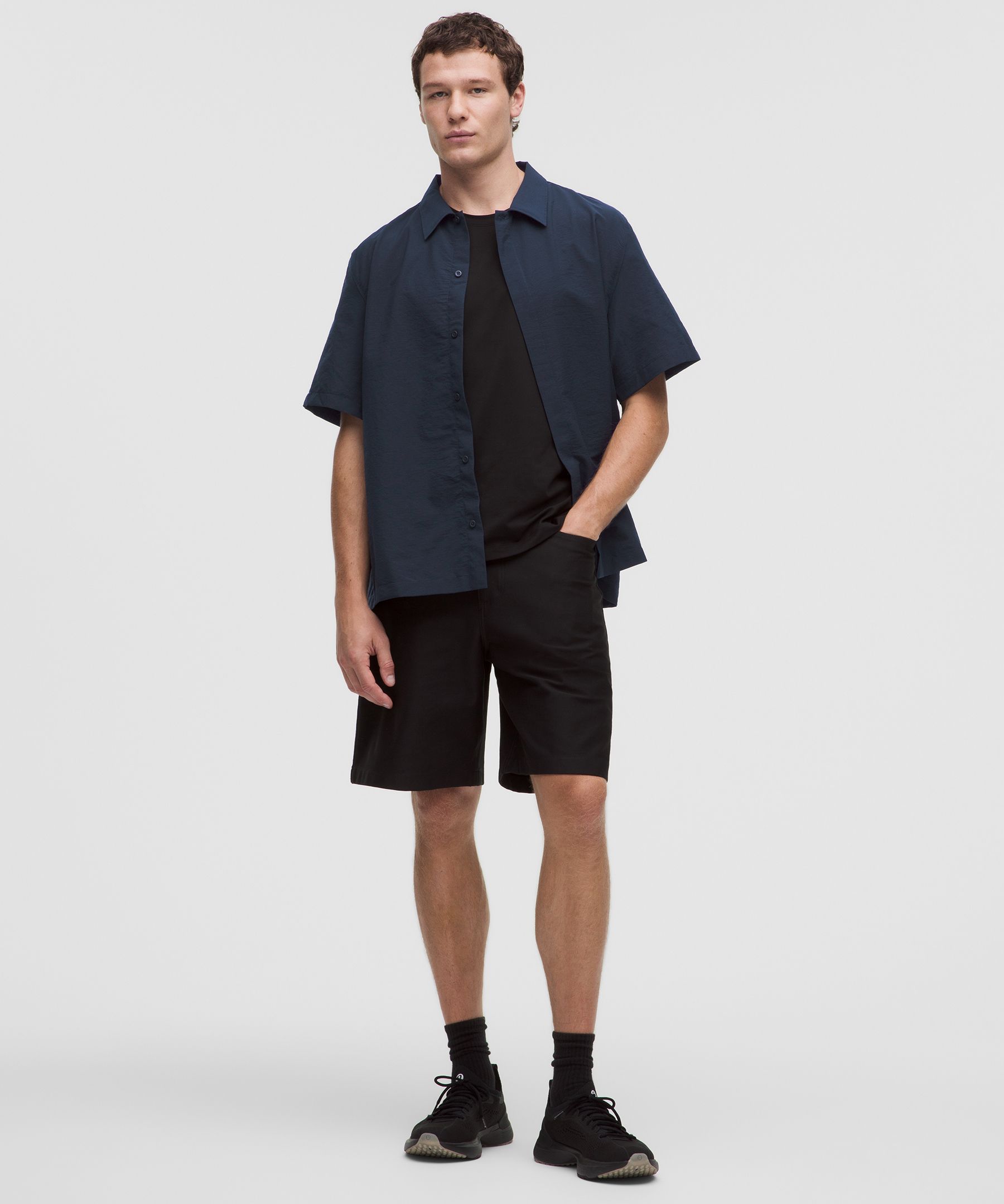 Ultralight WovenAir Short-Sleeve Collared Shirt