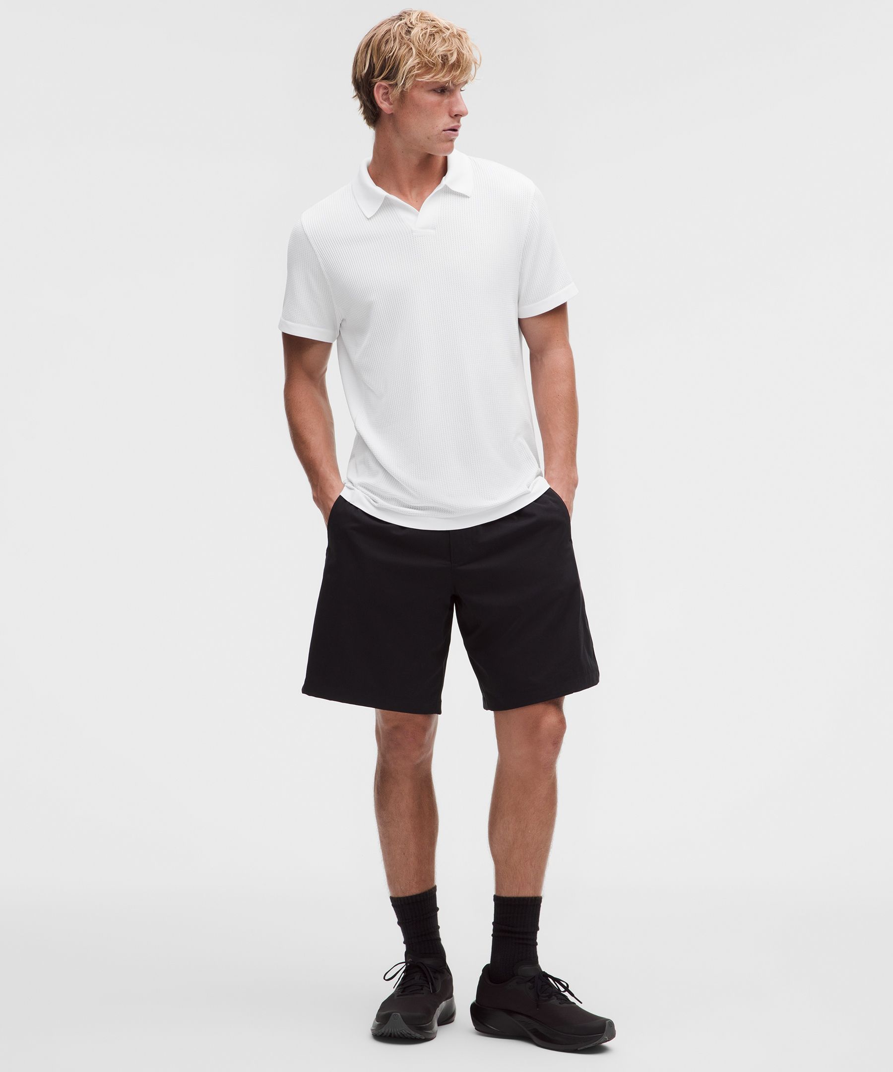 Polo con textura sin costuras para tenis