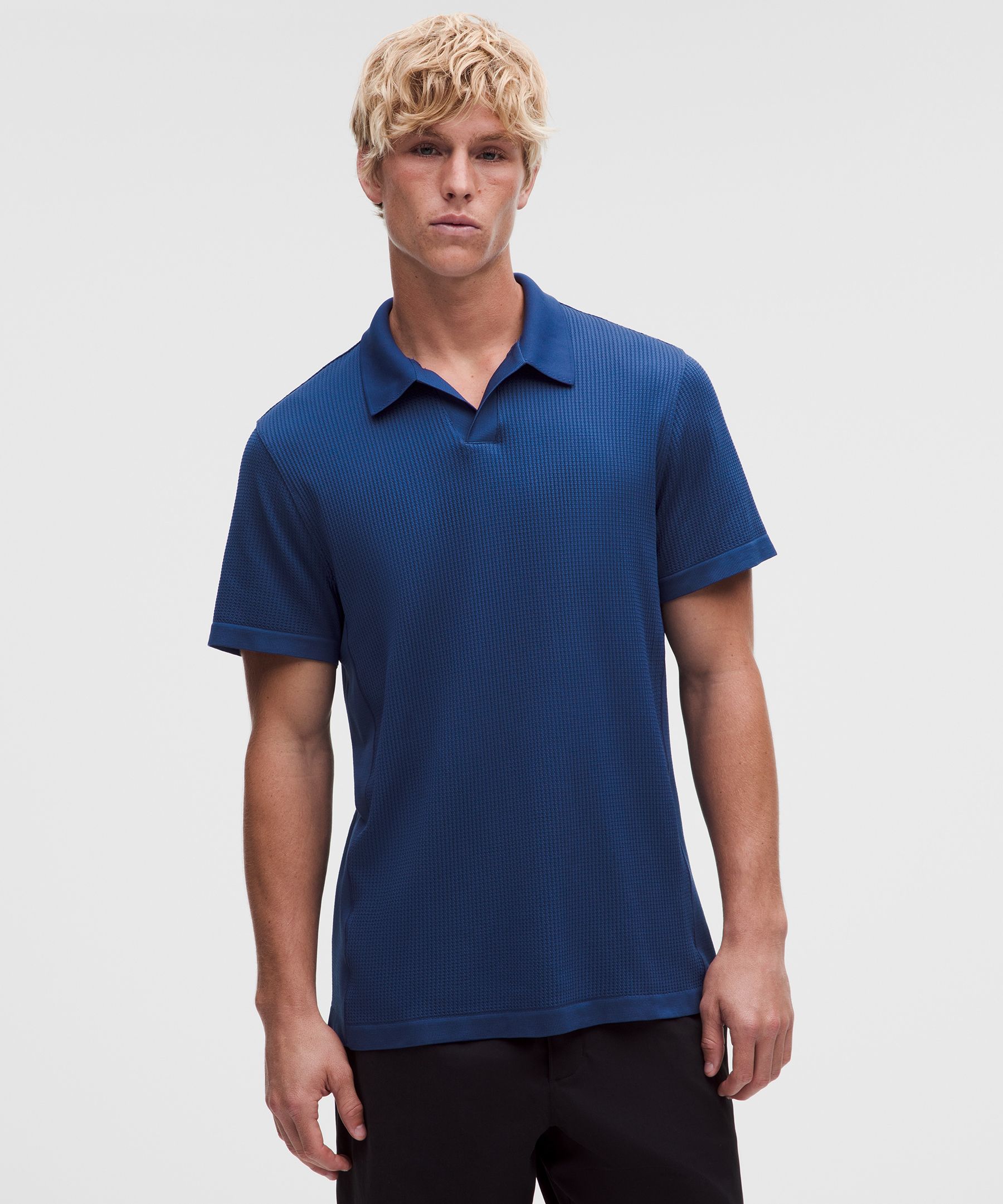 Polo con textura sin costuras para tenis