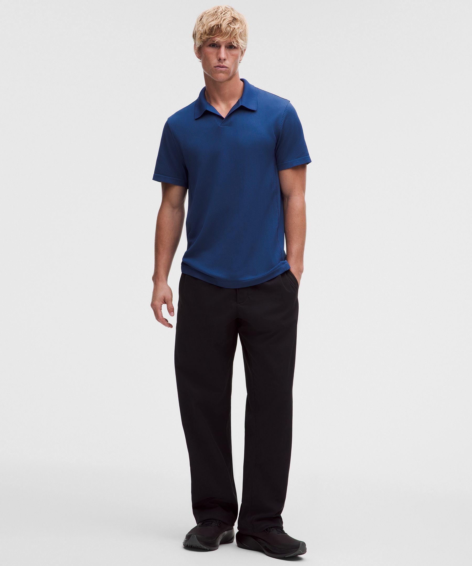 Polo con textura sin costuras para tenis