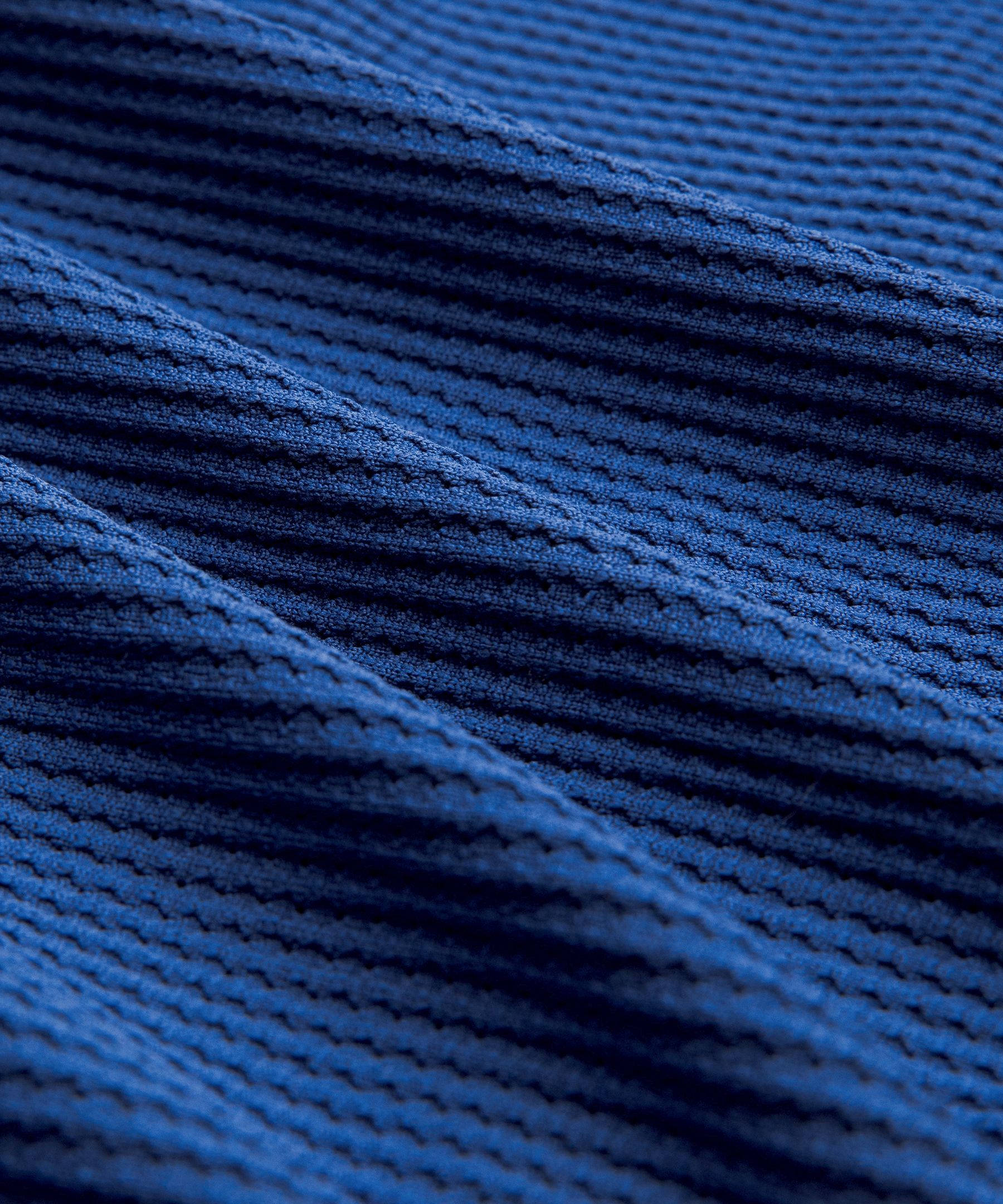 Textured Seamless Polo Shirt