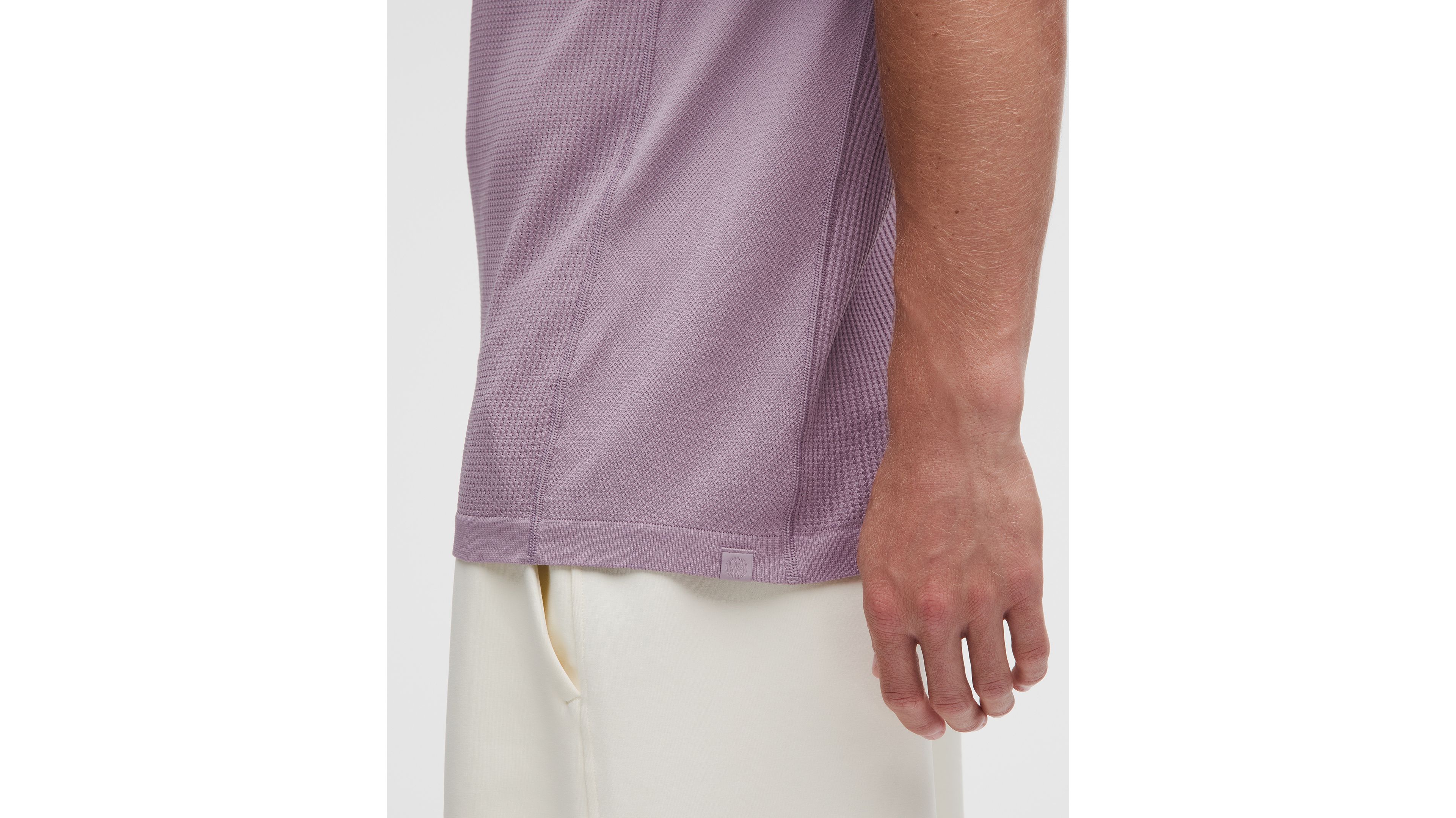Textured Seamless Polo Shirt