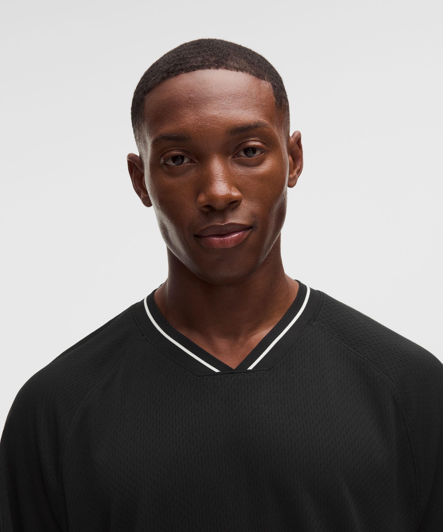 Relaxed-Fit Collared Jersey Short-Sleeve Shirt