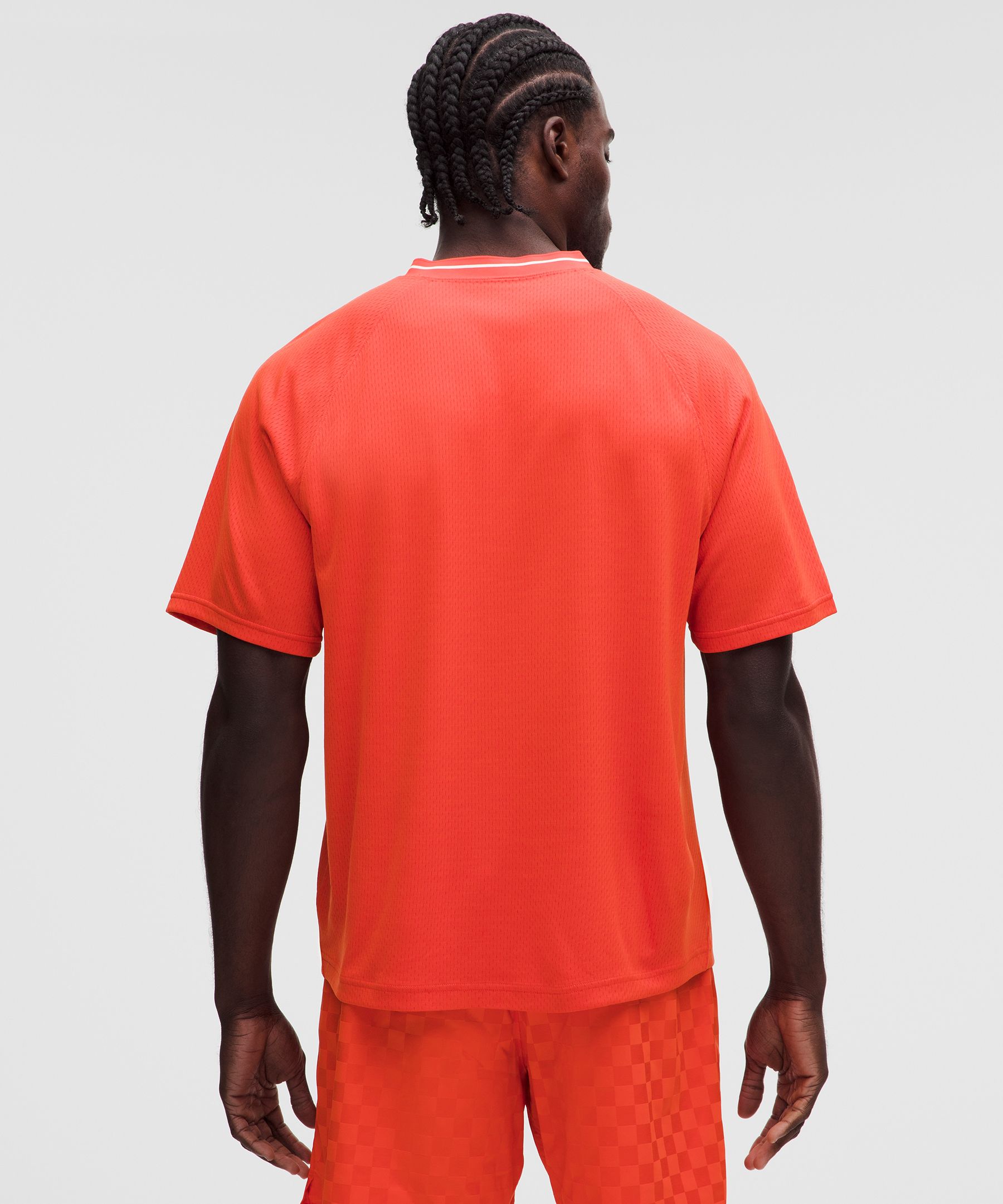 Relaxed-Fit Collared Jersey Short-Sleeve Shirt