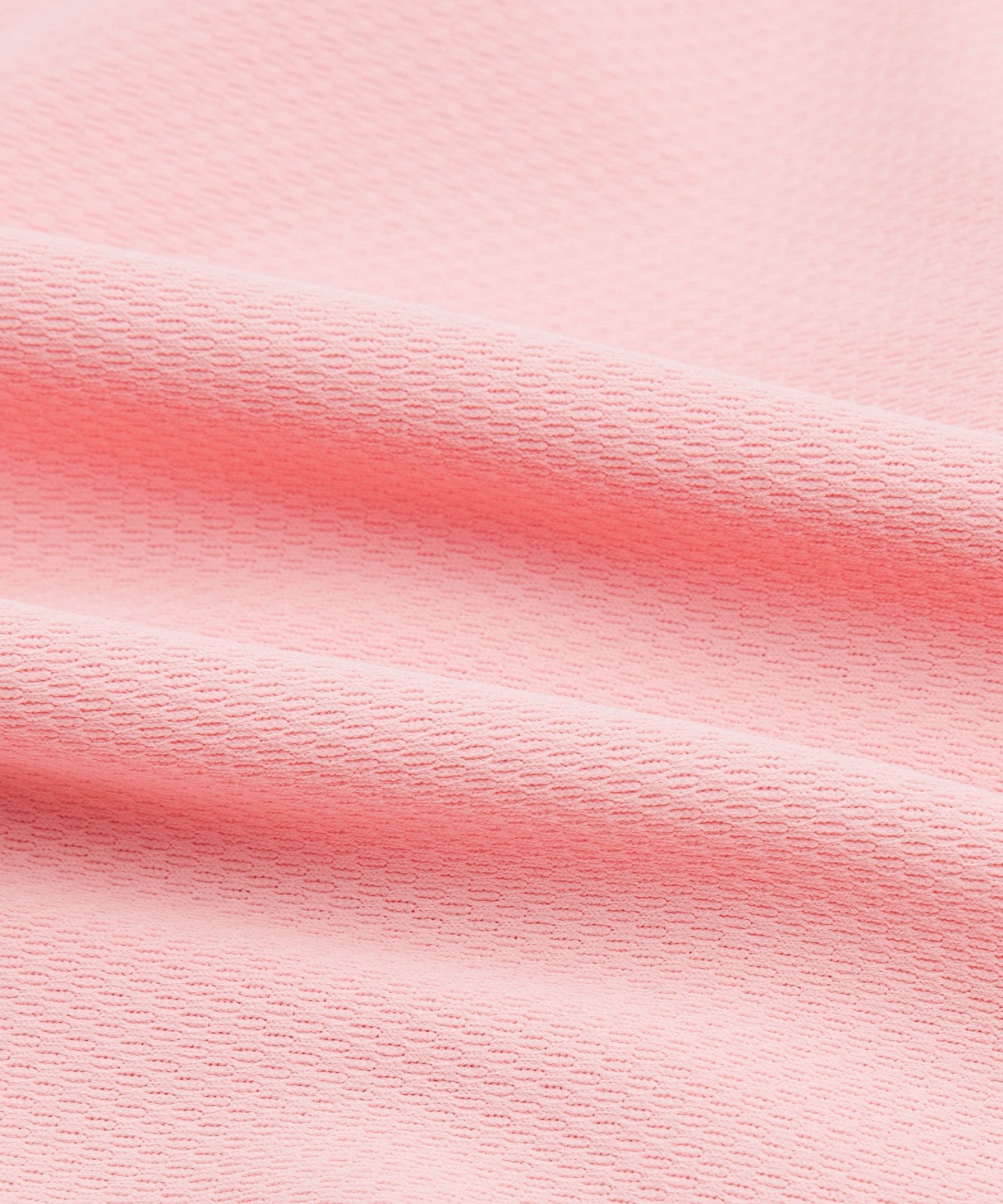UV-Protective Textured Mesh Tennis Shirt