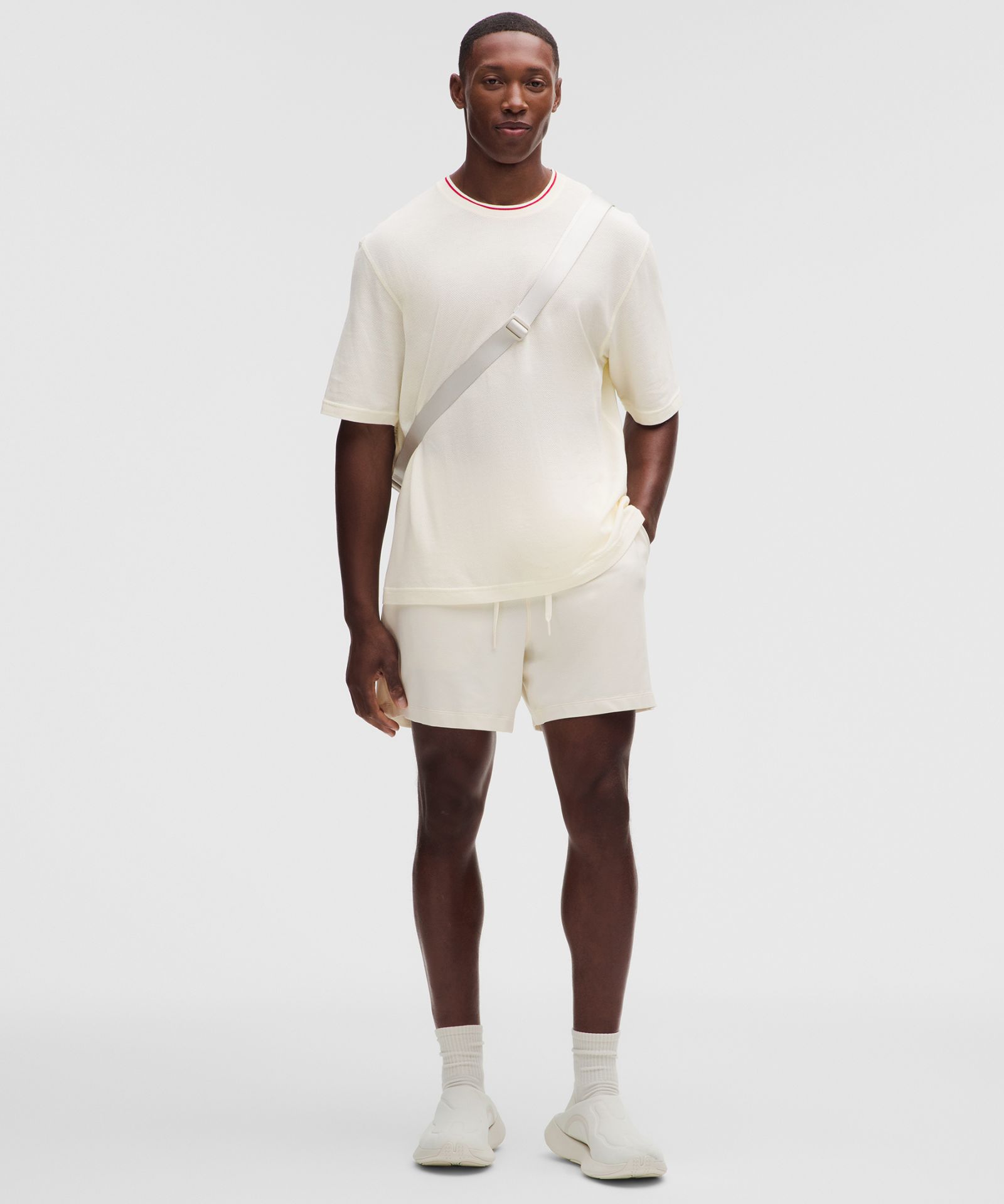 Мужская футболка Lululemon Mesh-Knit Jersey с коротким рукавом — фото 2