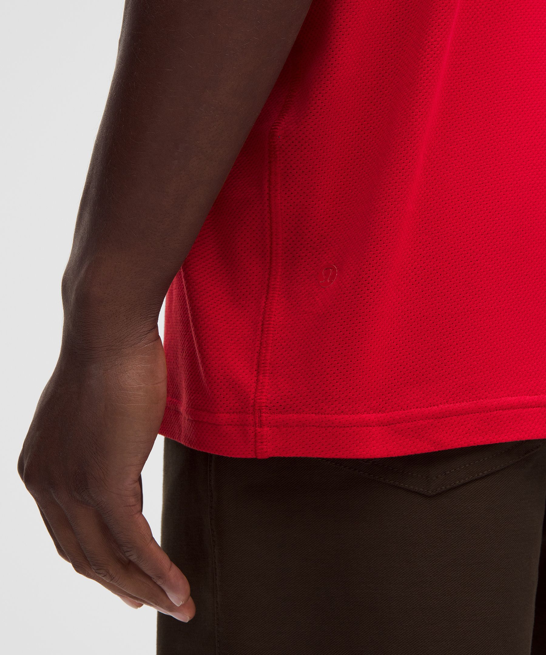 Mesh-Knit Jersey Short-Sleeve Shirt