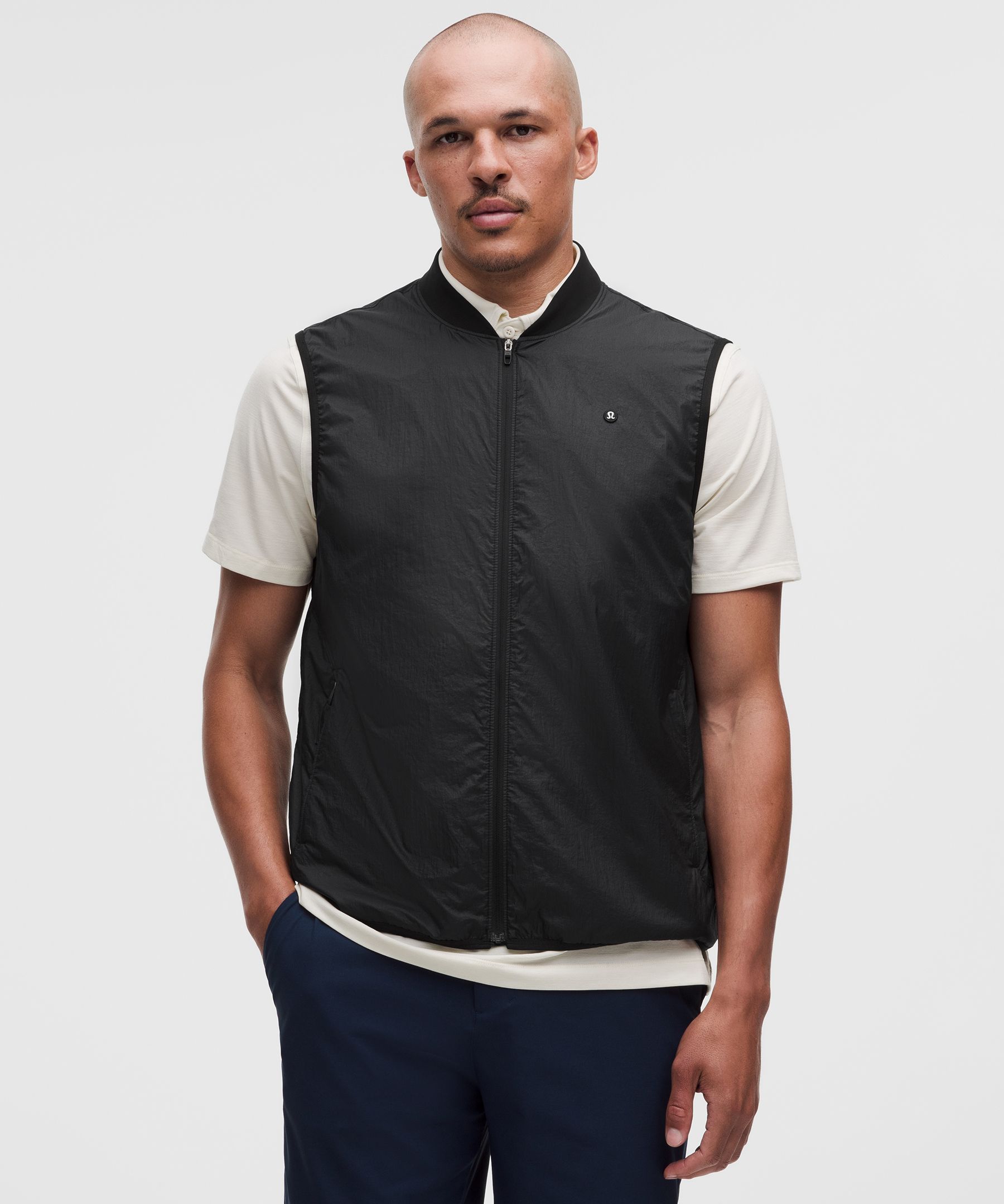 lululemon – Men’s Lightweight Windproof Golf Vest – Color Black – Size Large