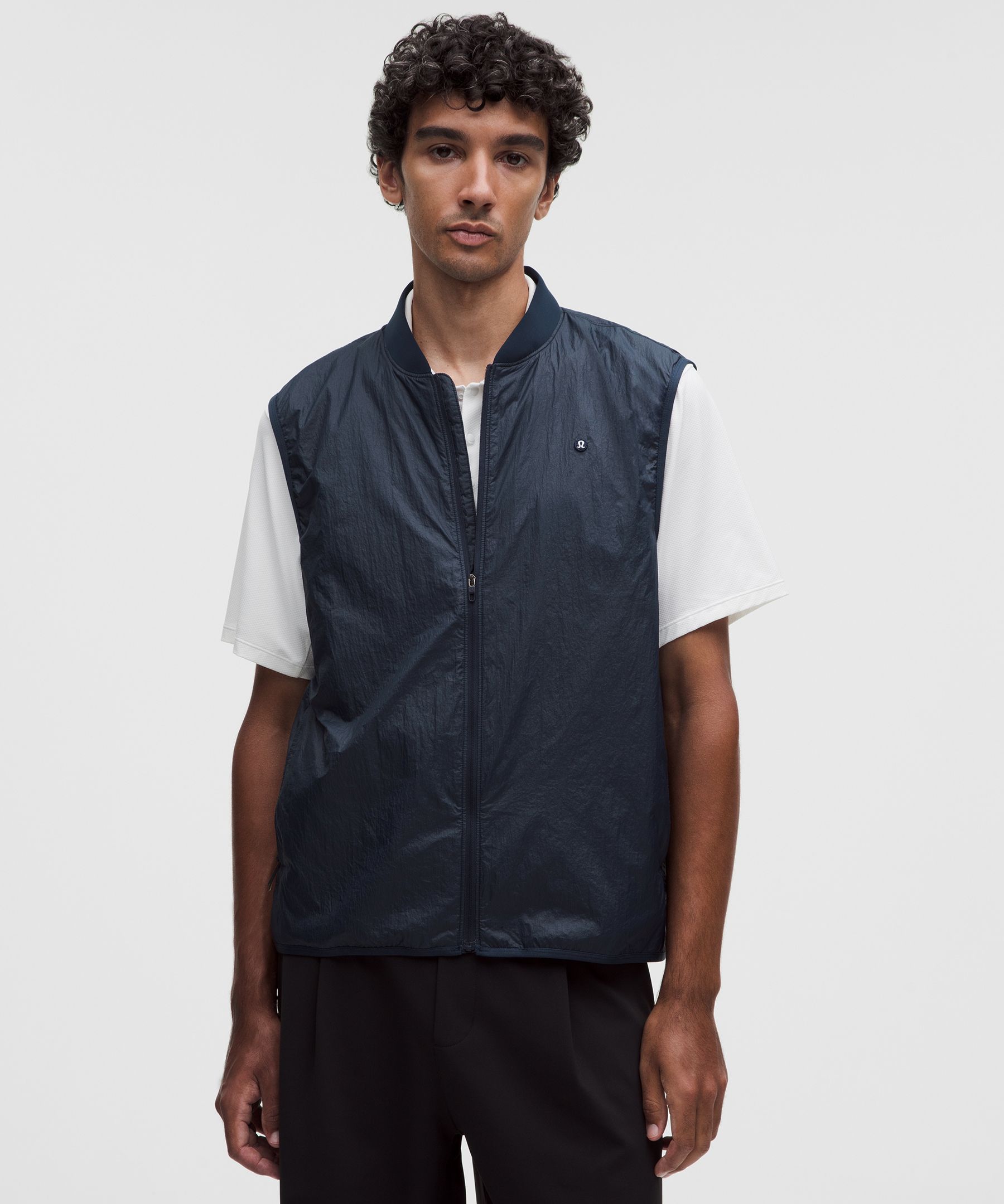 Veste de golf sans manches coupe-vent légère