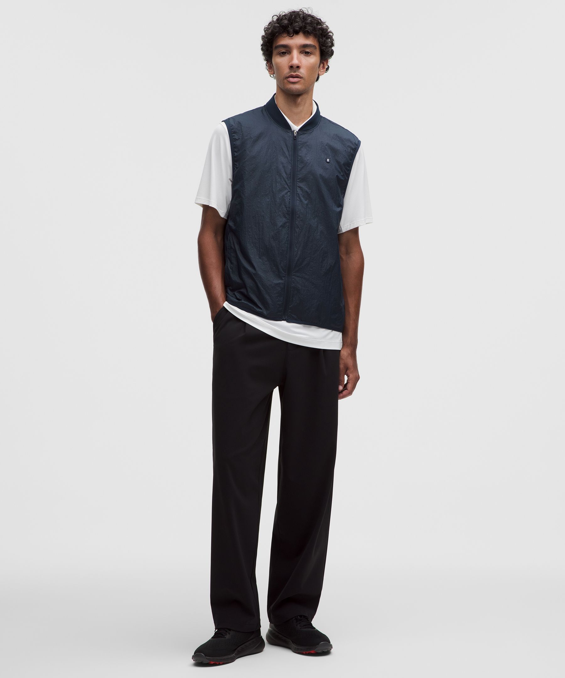 Veste de golf sans manches coupe-vent légère