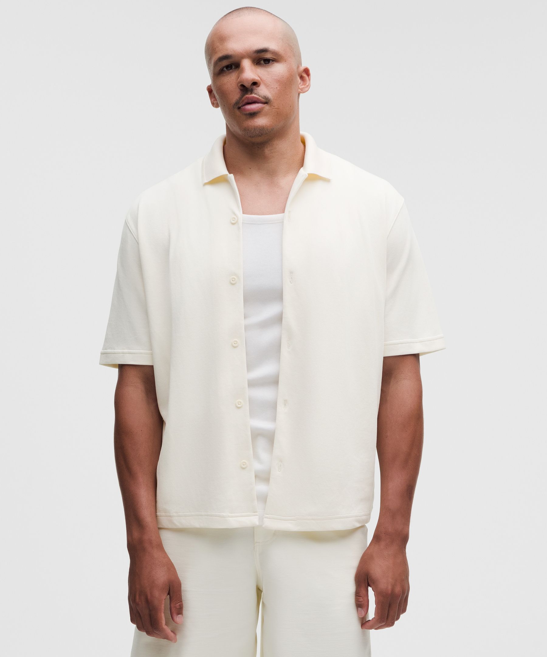 Chemise Pique Performer &agrave; col cubain