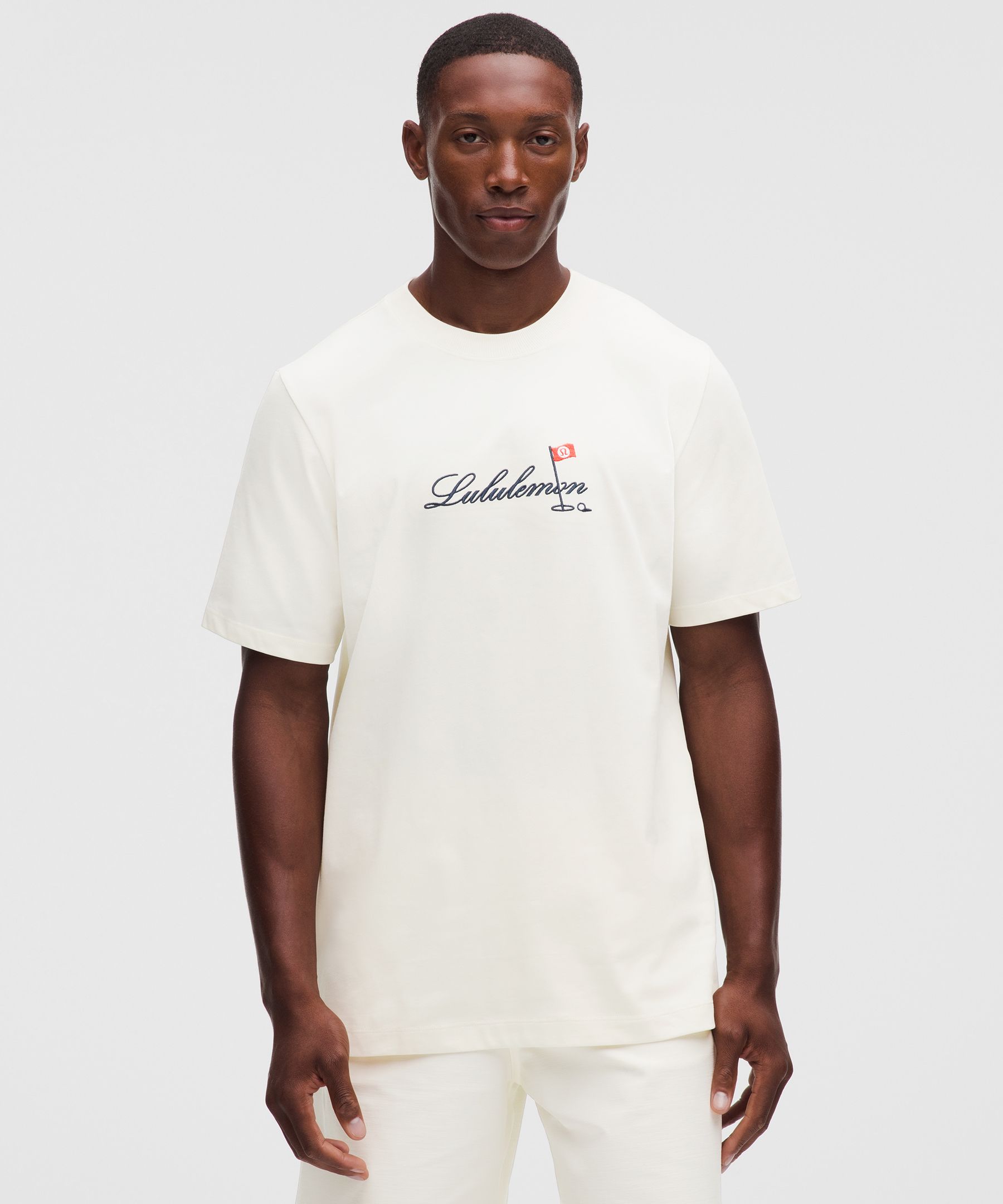 Camiseta de algod&oacute;n de alto gramaje y corte cl&aacute;sico *Golf Flag